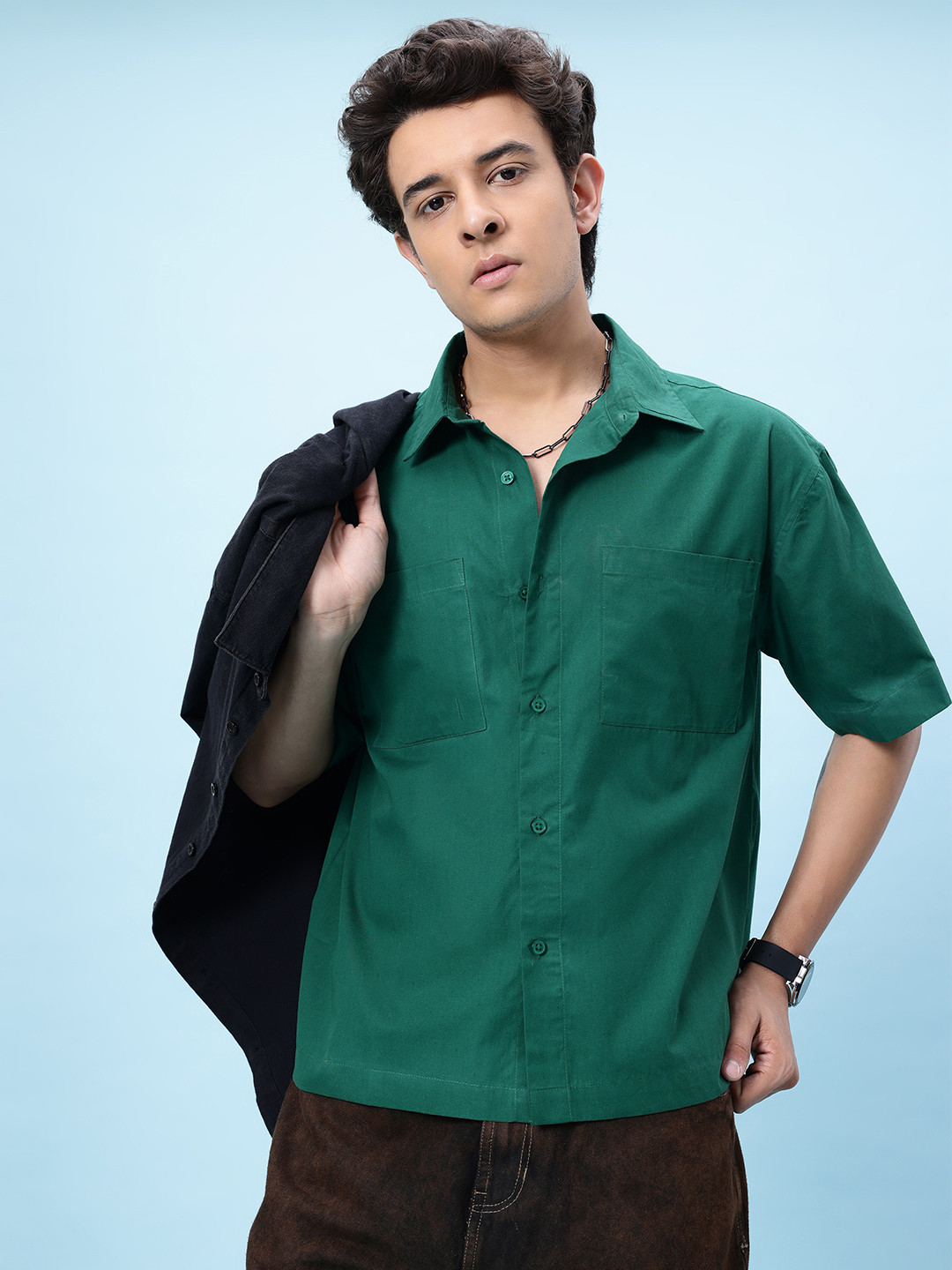 glitchez Basic Vibes Relaxed Fit Shirts