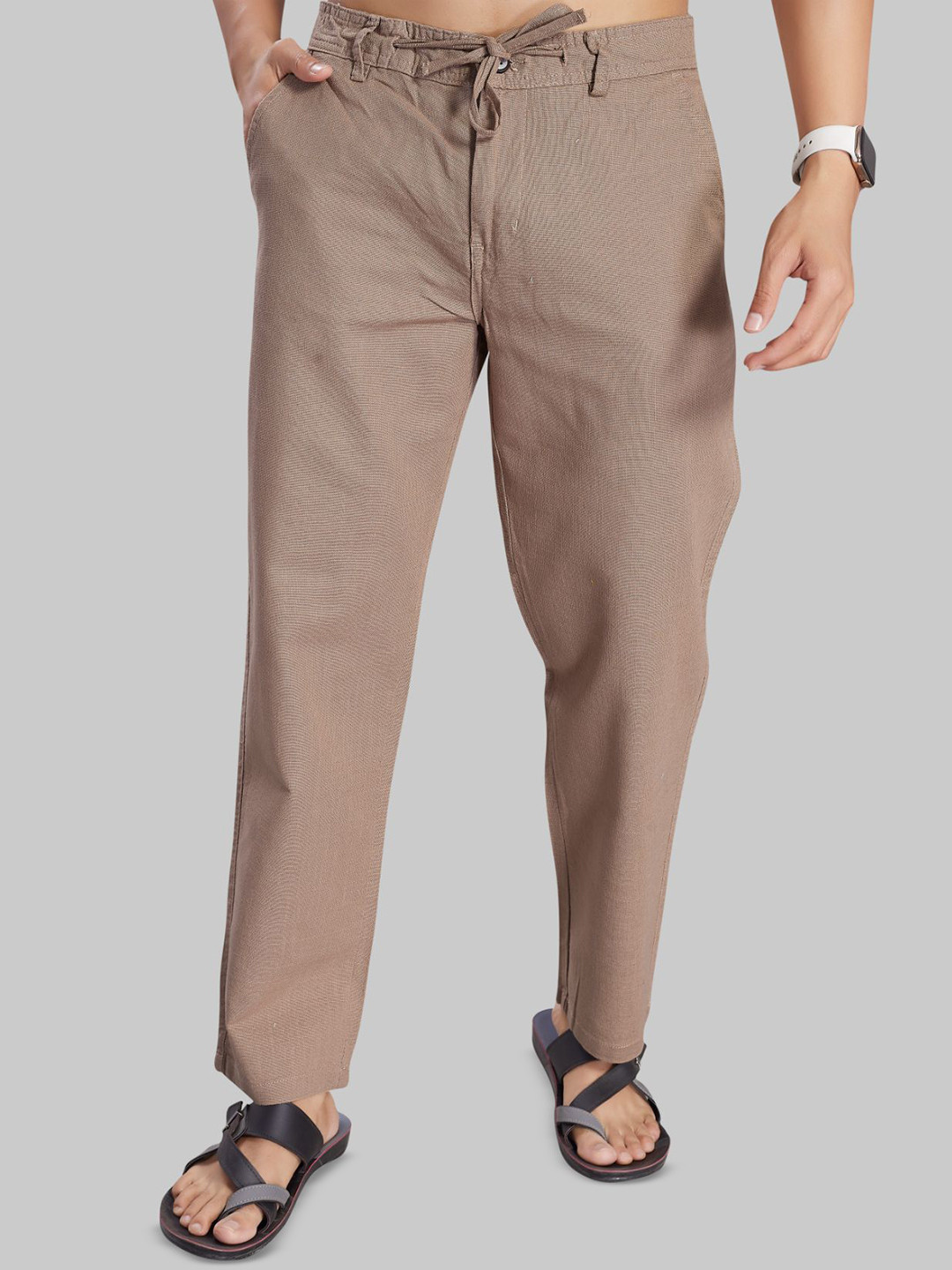 DIVISIVE Men Relaxed Fit Easy Trousers