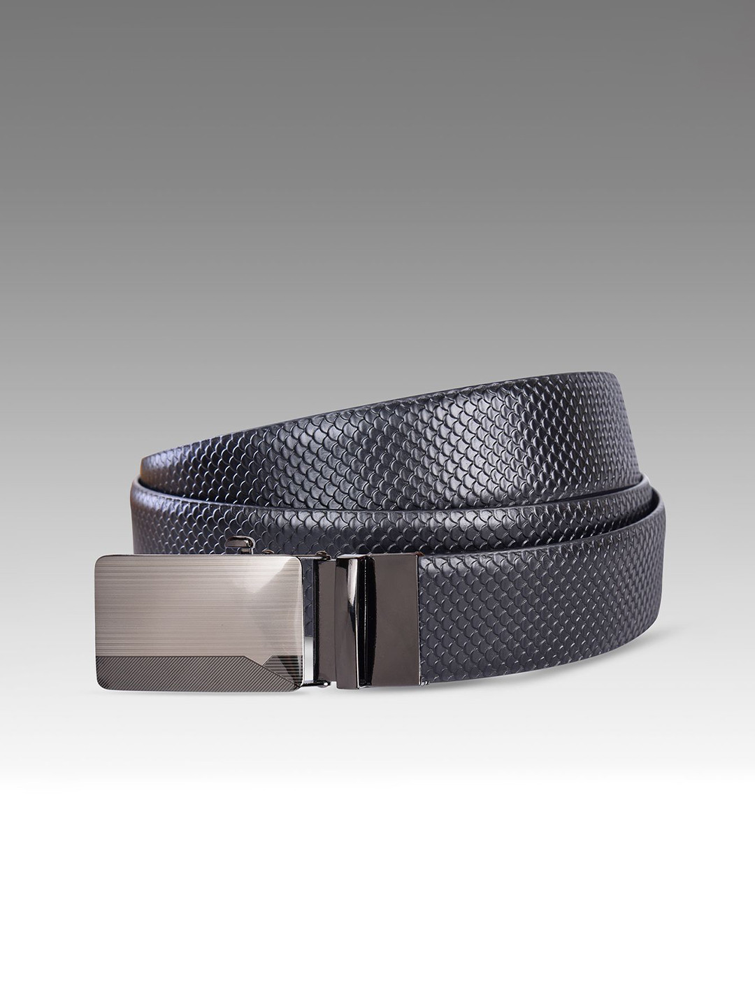 LONGHORNS C-LIMA Men Textured Leather Reversible Formal Belt