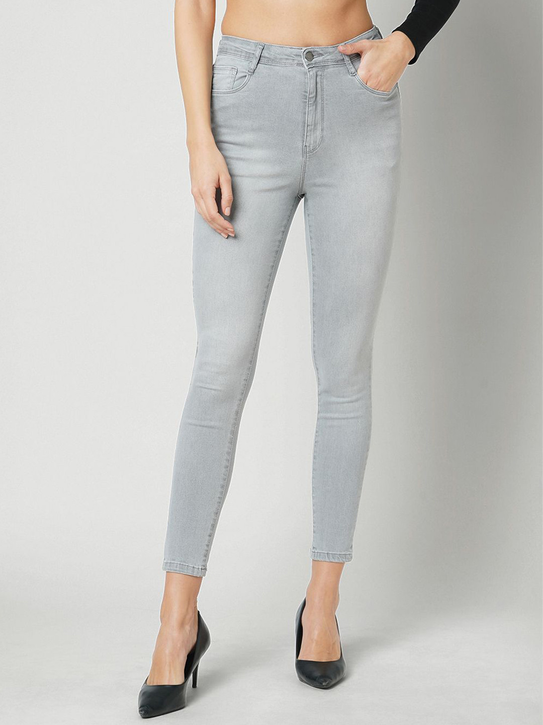 Kraus Jeans Women Super Skinny Fit High-Rise Jeans