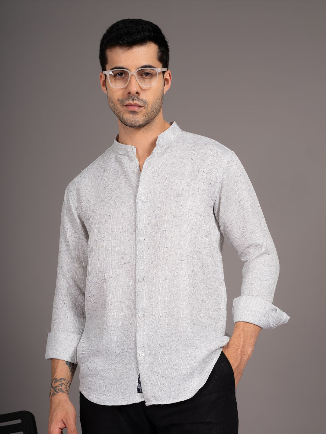 PAUL STREET Men Sharp Tailored Fit Casual Shirt