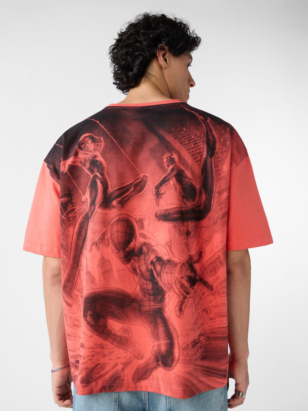 The Souled Store Men Spider Man Spiderverse Printed T-shirt