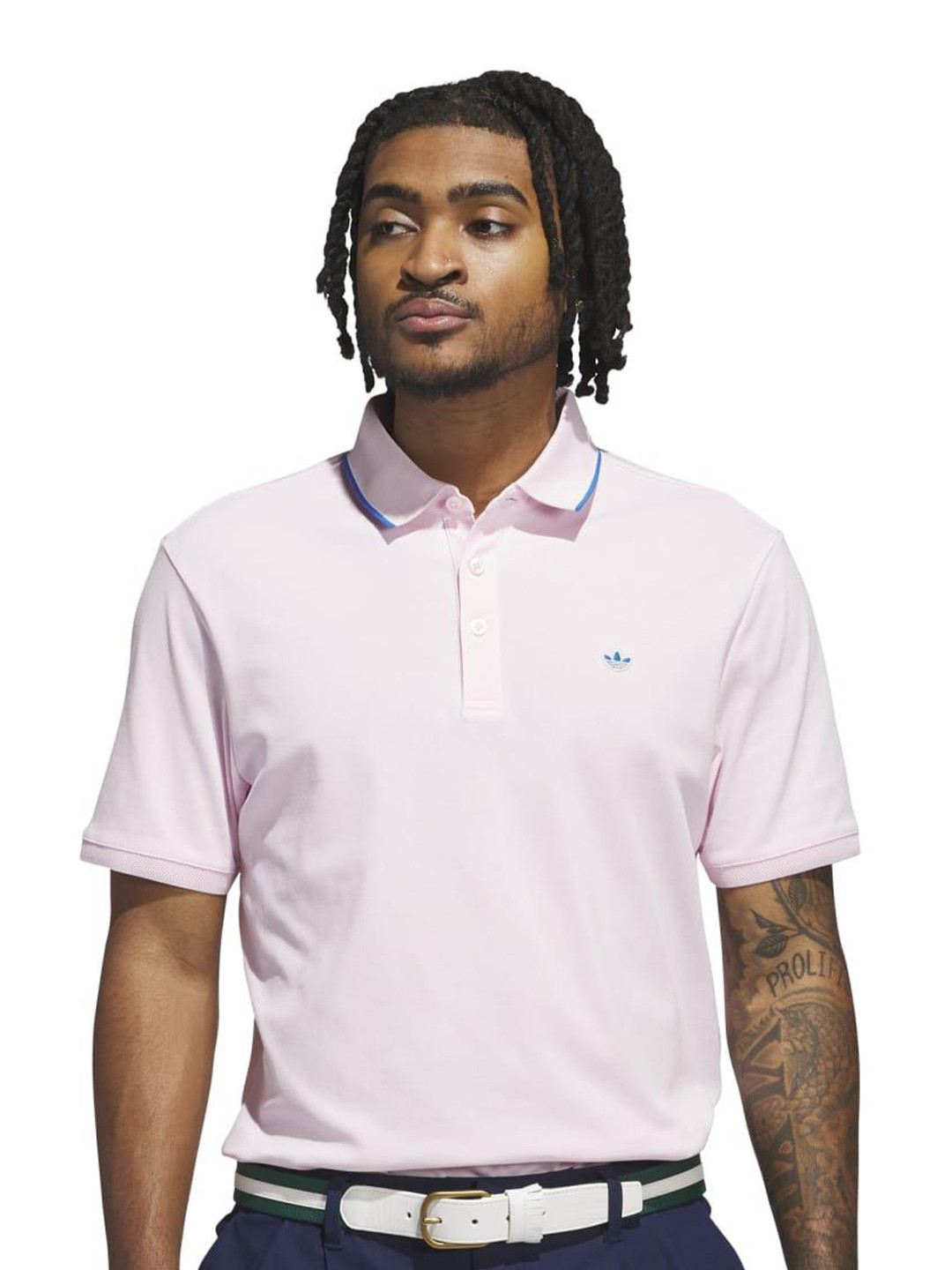ADIDAS Twistknit Trefoil Polo Shirt