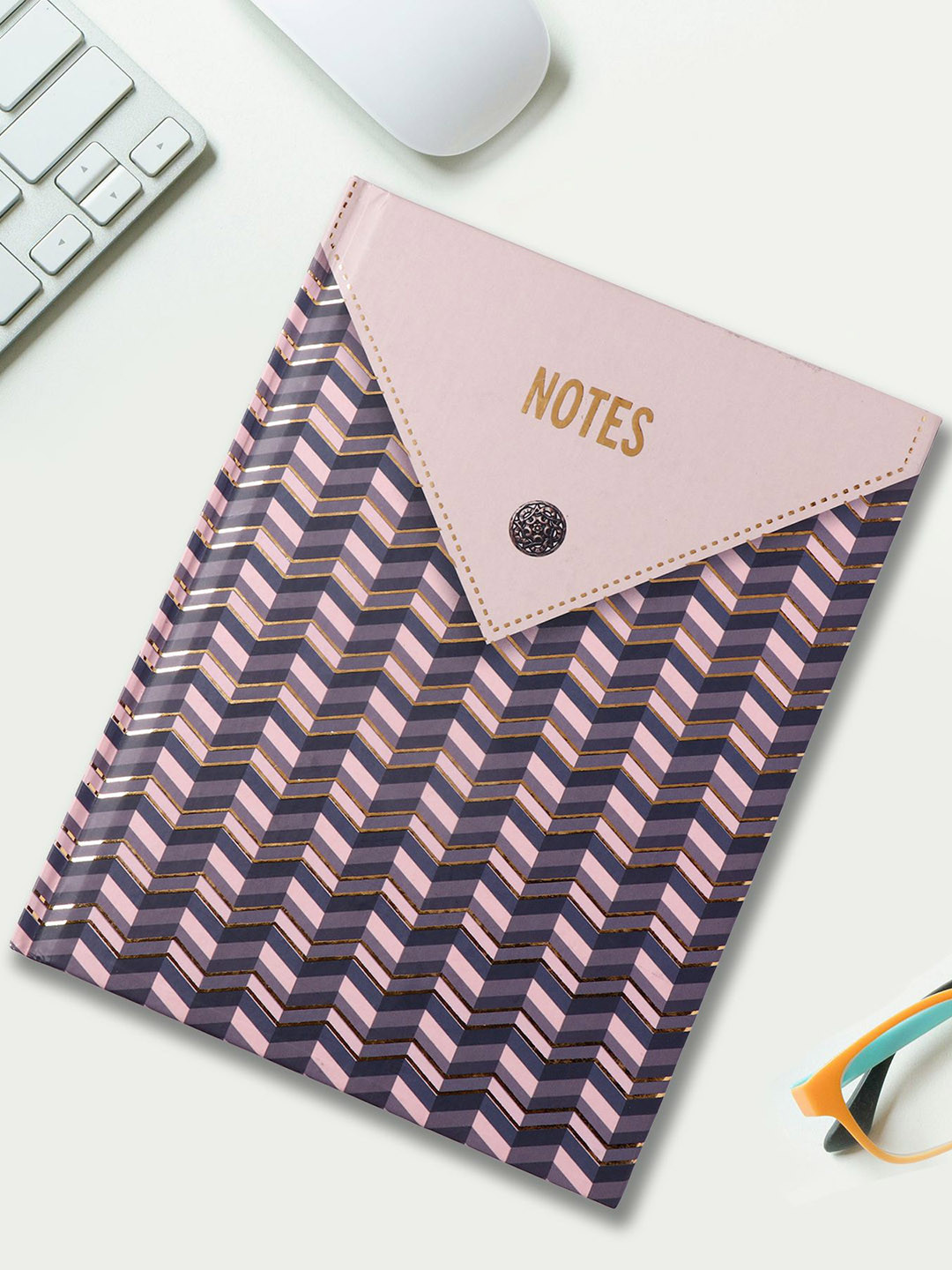 Archies Ruled Linear Patterned Notebook