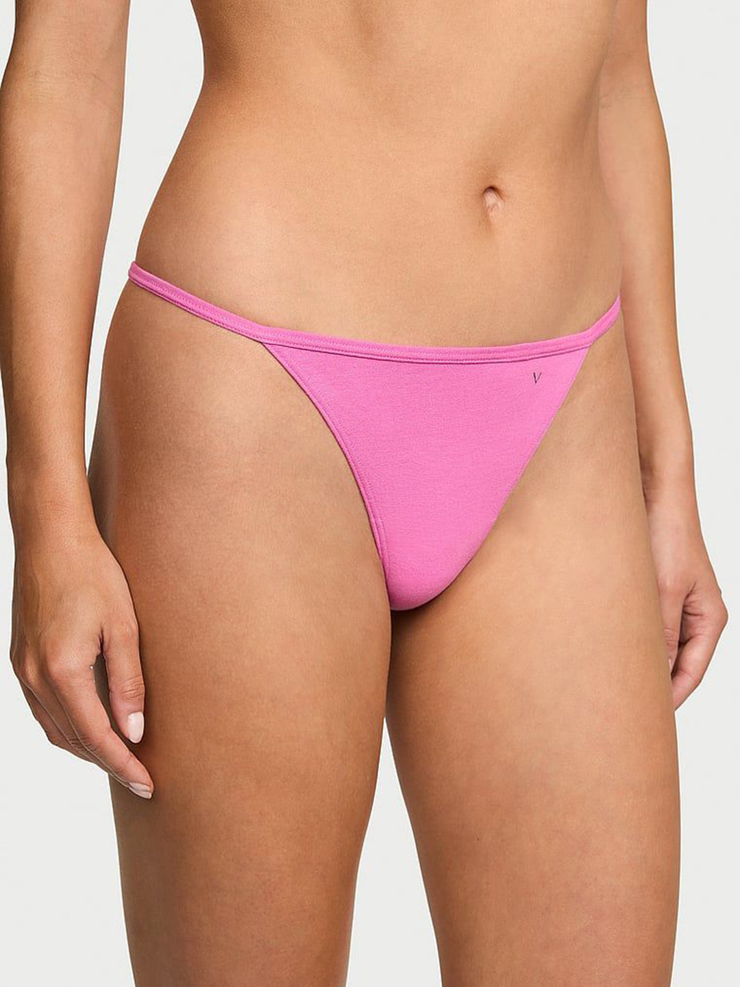 Victoria's Secret Mid-Rise Stretchable Thong Briefs 1117345883S2