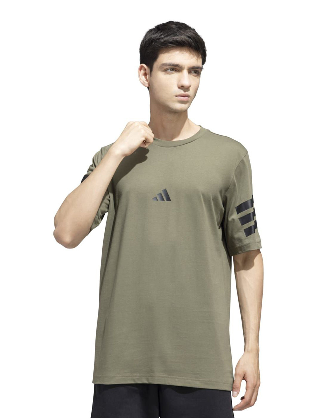 ADIDAS M Fi 3s Reg T Round Neck Regular Fit T-Shirt