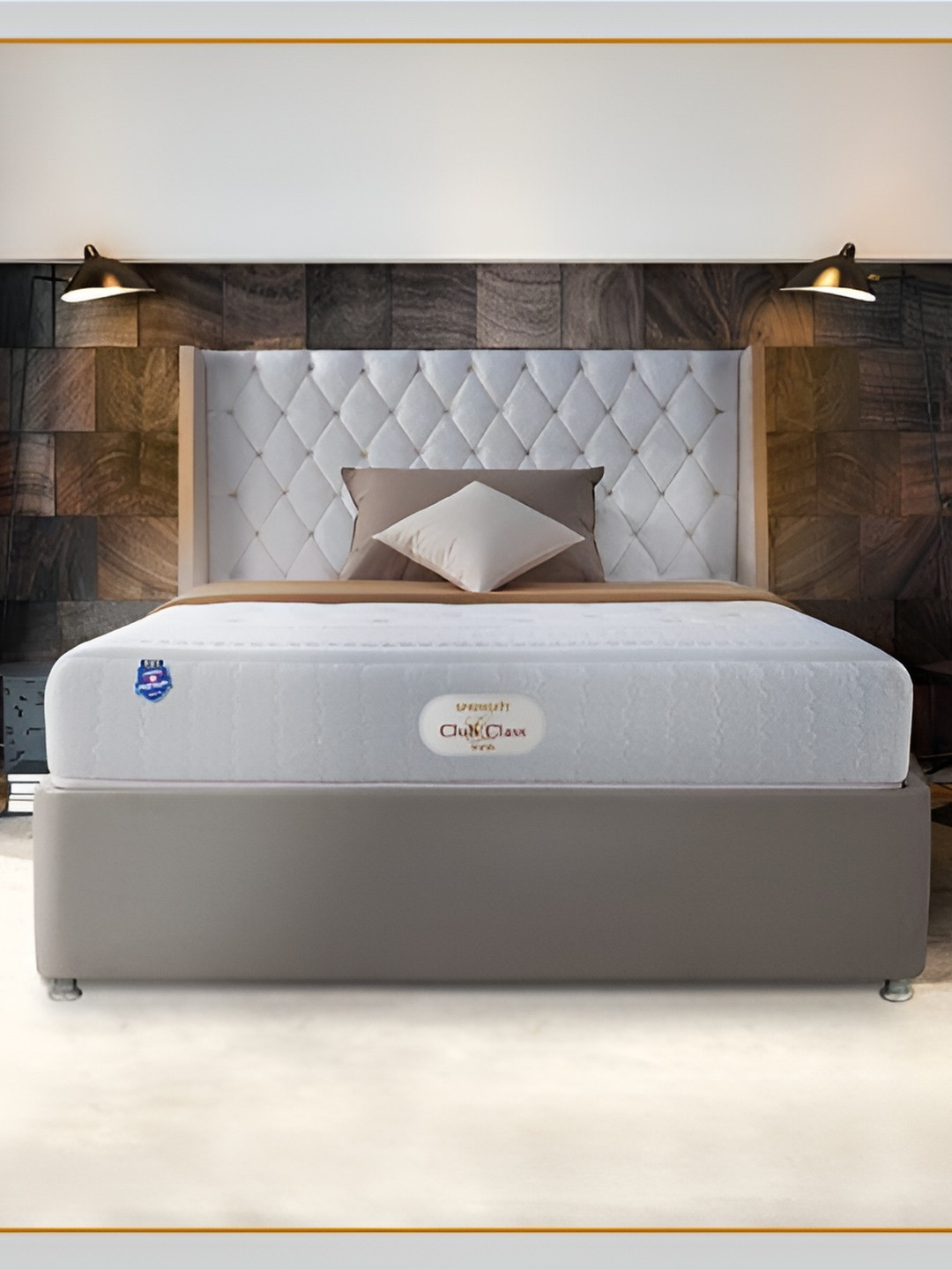 Springfit Club-Class Grande White Quilted Orthopedic Single Size Mattress