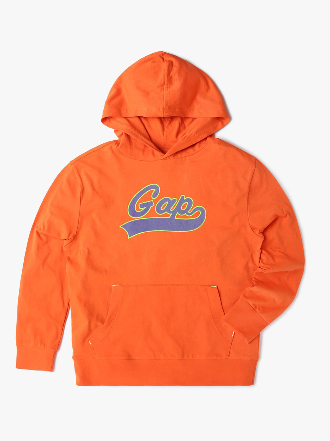 GAP Boys Brand Logo Printed Hooded Pure Cotton Sweatshirt