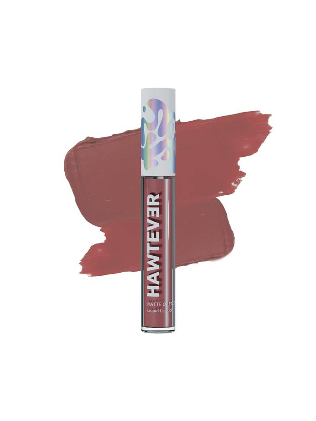 Hawtever Matte Fact Liquid Lipstick With Jojoba Oil - 4 g - Nude Brown