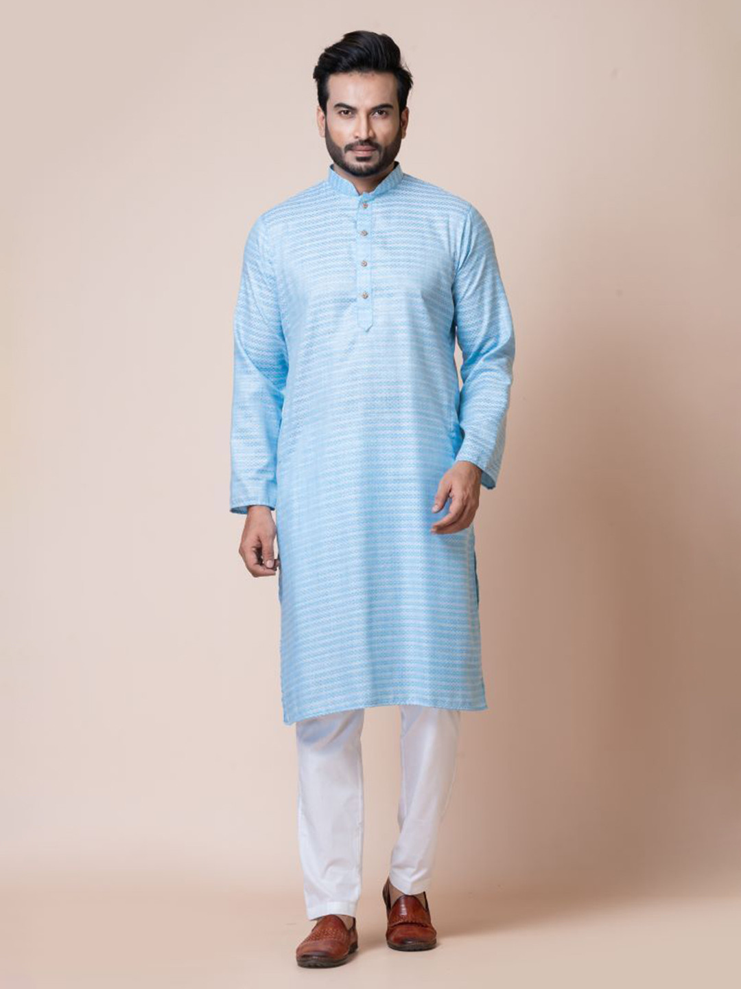 Nawaz's Kurta Men Printed Kurtas