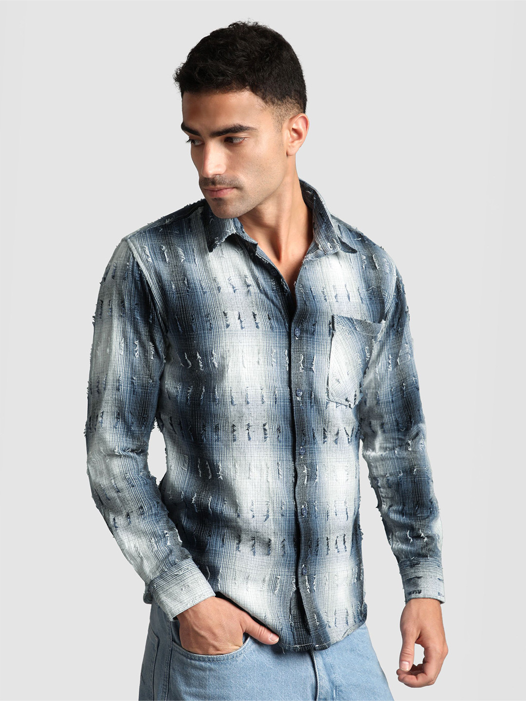 Beyoung Men Checked Casual Shirt