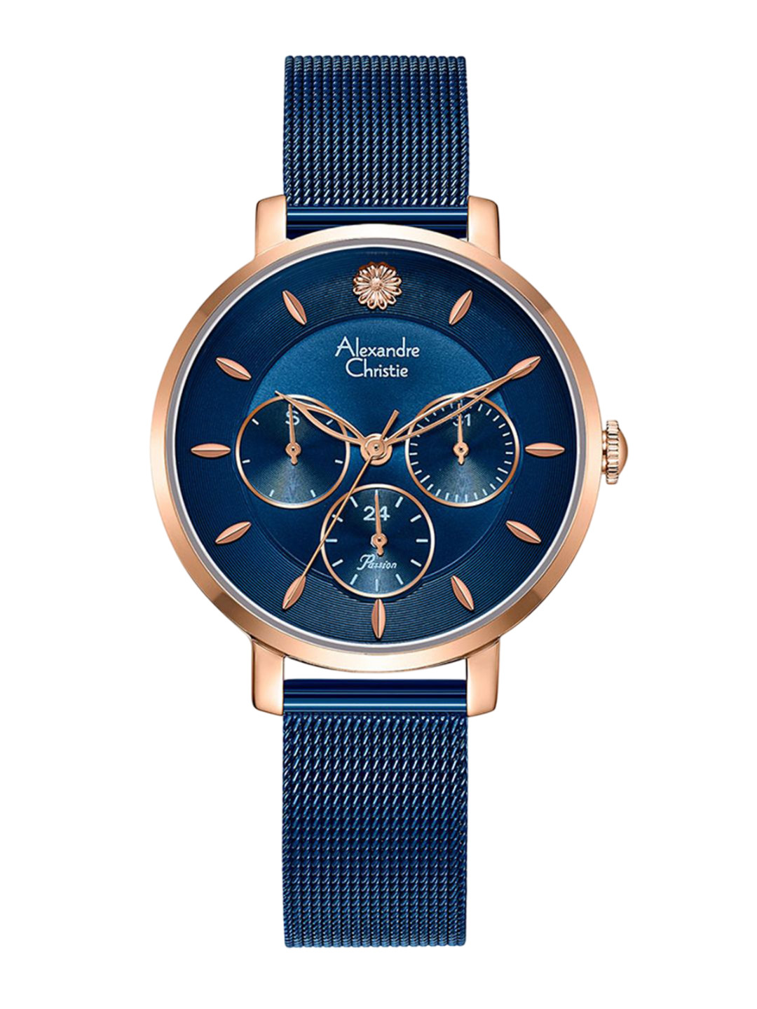 Alexandre Christie Women Dial & Stainless Steel Bracelet Style Analogue Watch 2959BFBURBU