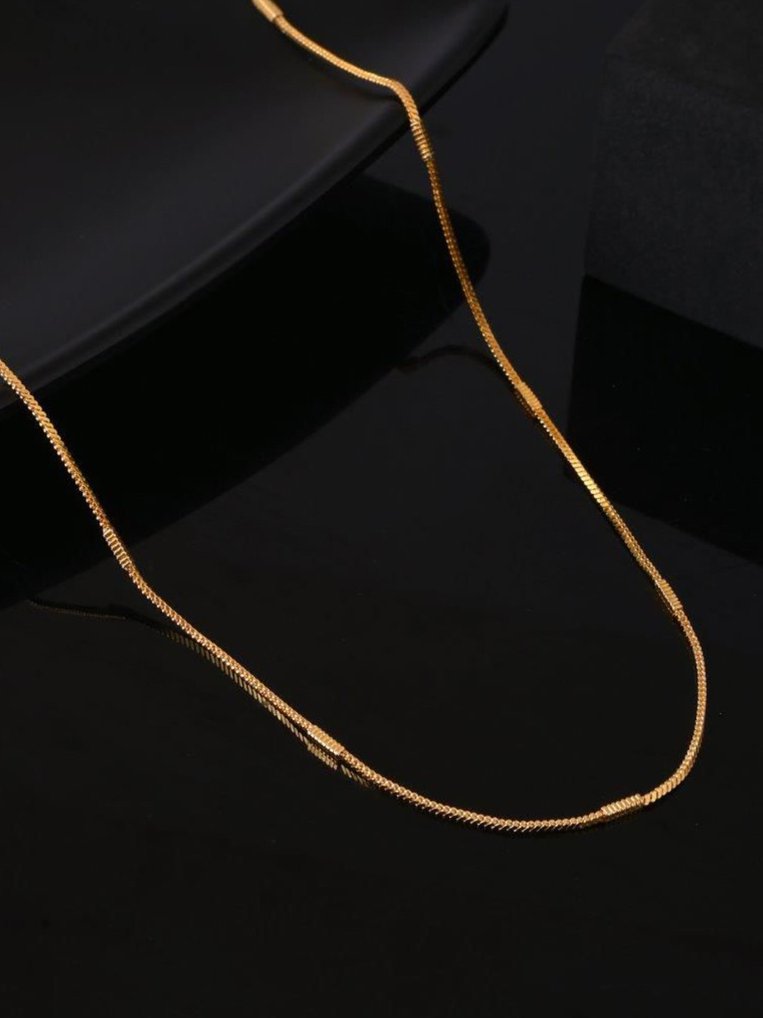 DIVASTRI Gold-Plated Pipe Chain