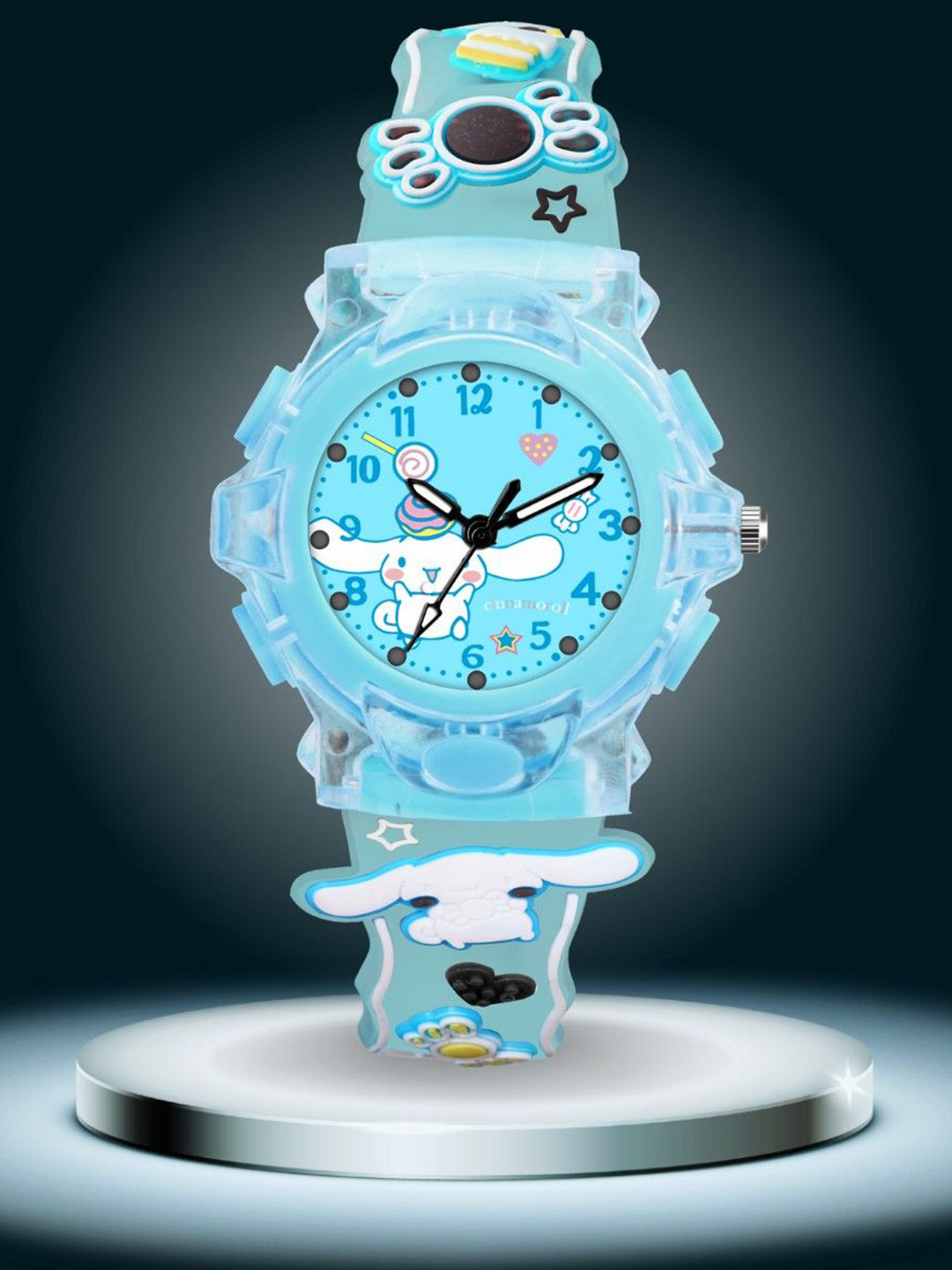 ON TIME OCTUS Unisex Printed Dial & Bracelet Style Straps Analogue Watch KD-140