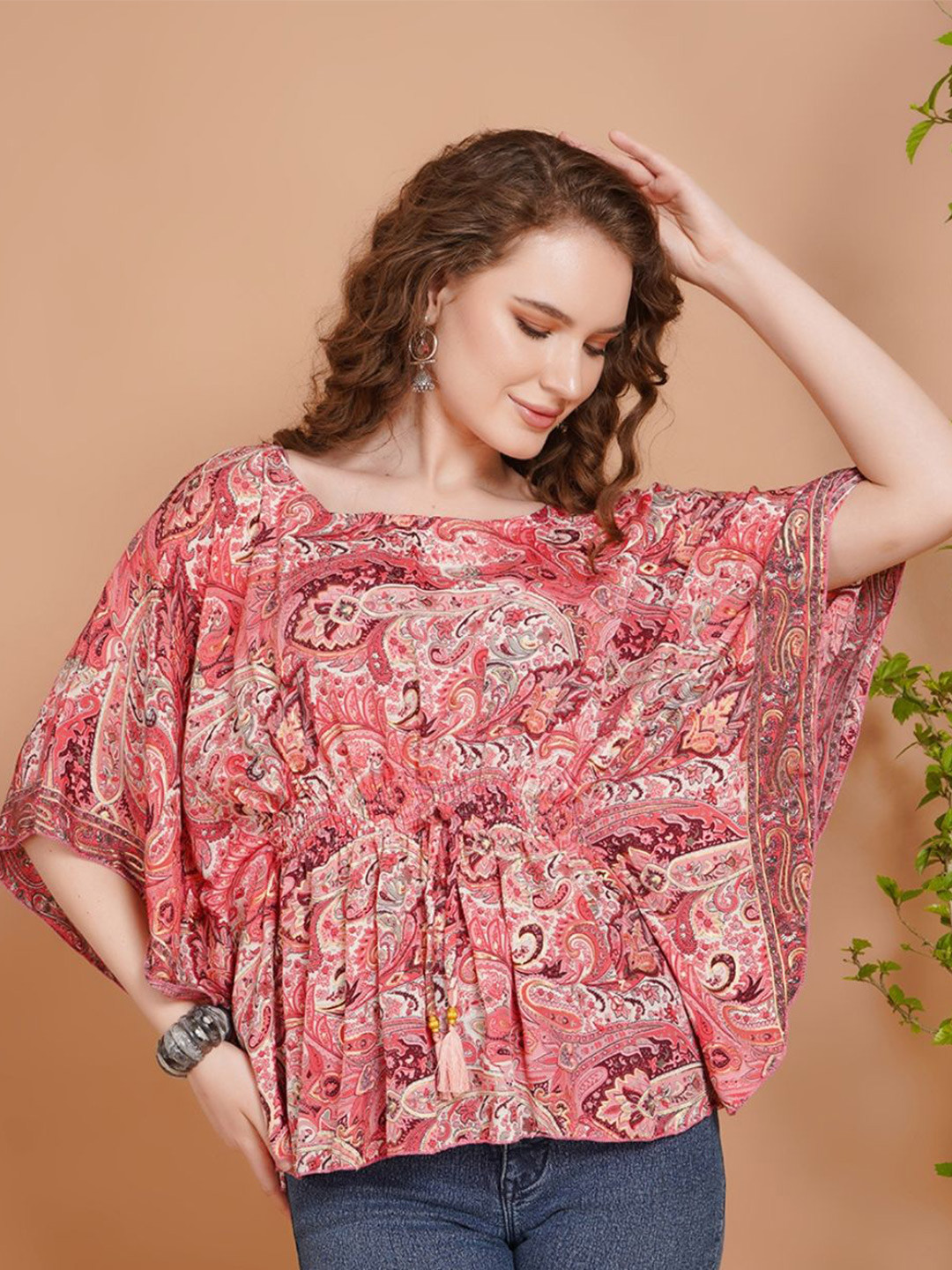 Boholyfe Gypsy rose kaftan top