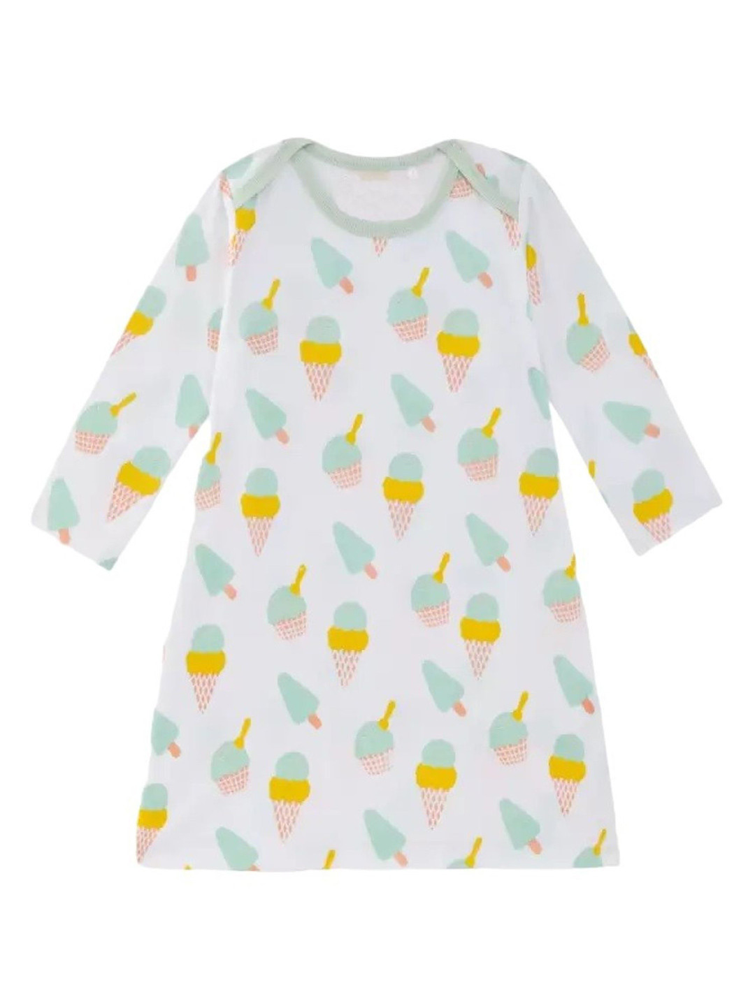 FASHION GRAB Girl's Conversational Printed Cotton A-Line Above Knee Dress