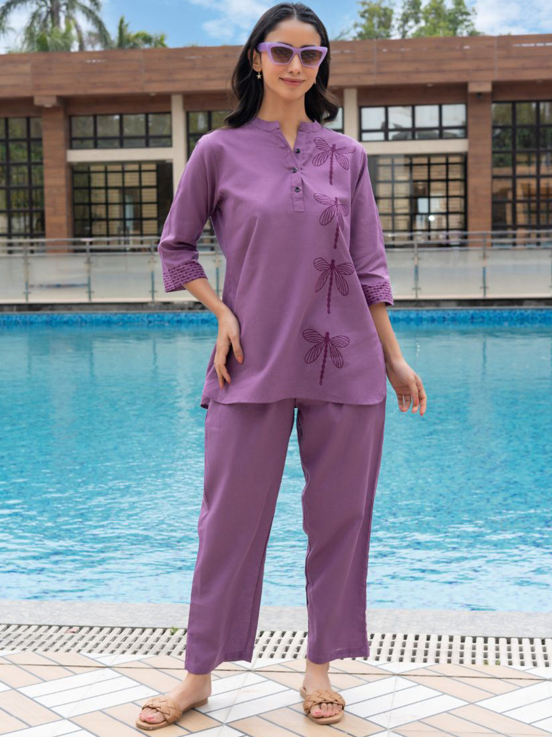 TITTLI Kasvii Printed Tunic With Trousers Co-Ords