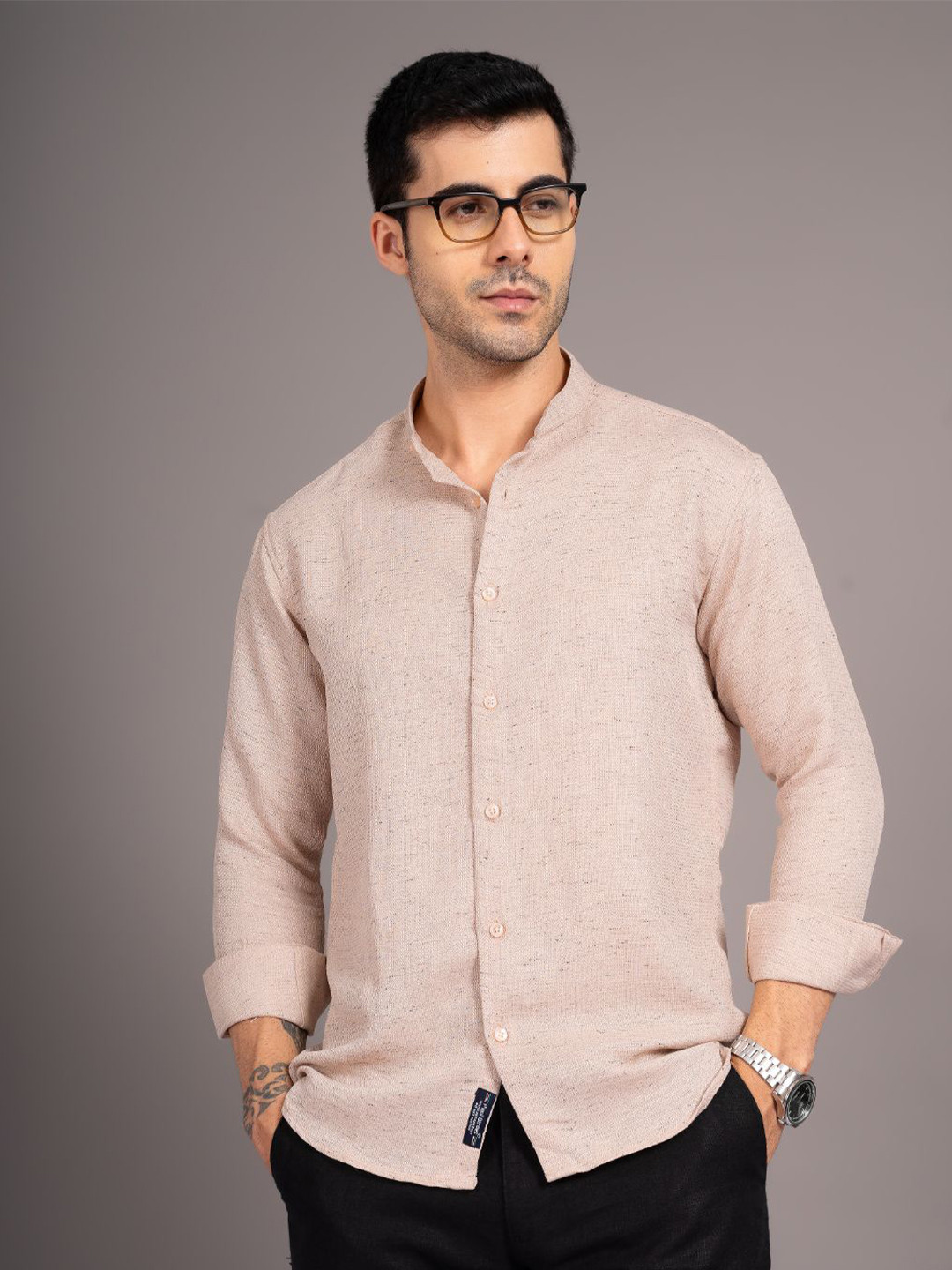PAUL STREET Men Sharp Tailored Fit Casual Shirt
