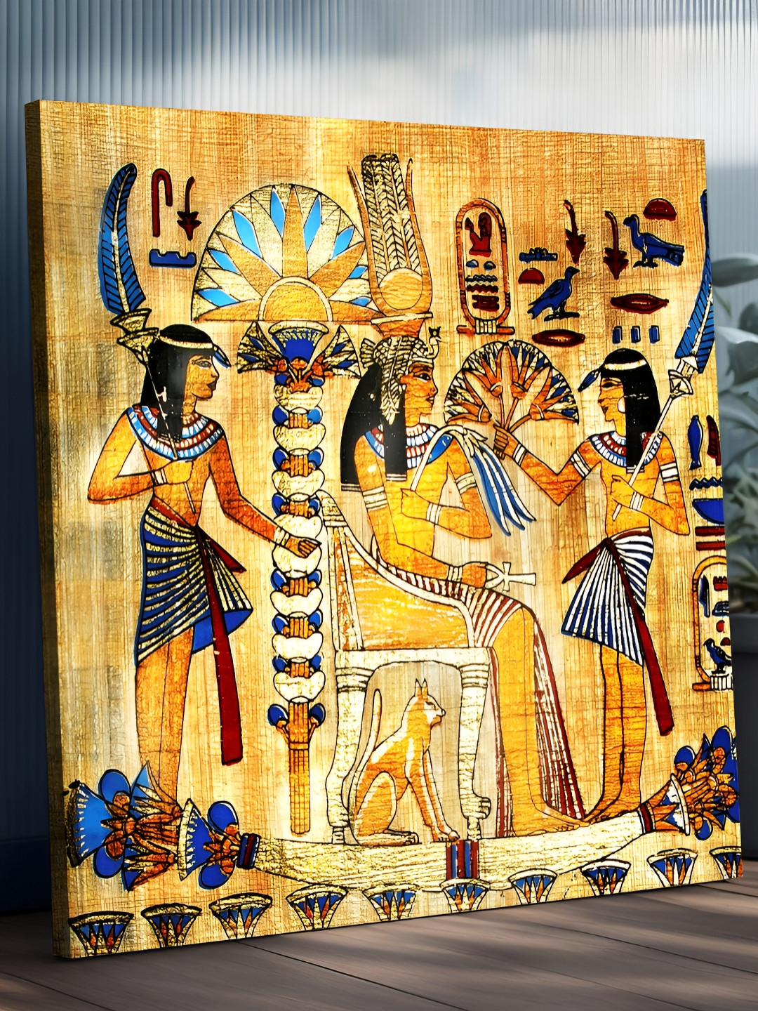 RANDOM Multicoloured 1 Piece Canvas Abstract Wall Paintings