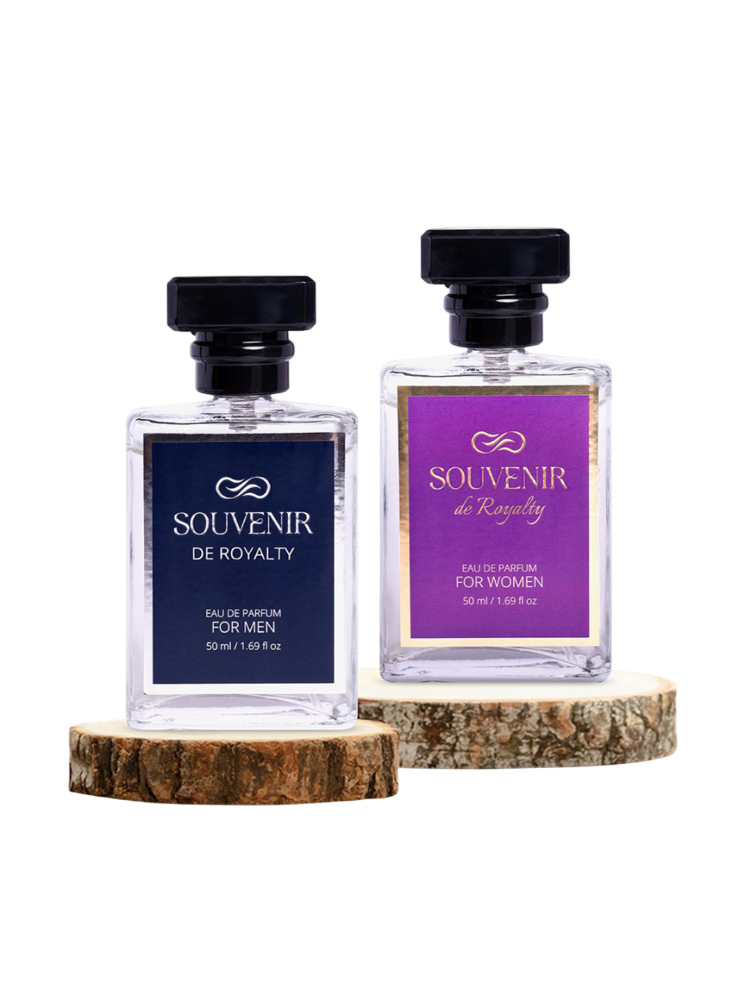 Souvenir Set Of 2 Men De- Royalty Long Lasting Eau De Parfum- 50 ml Each