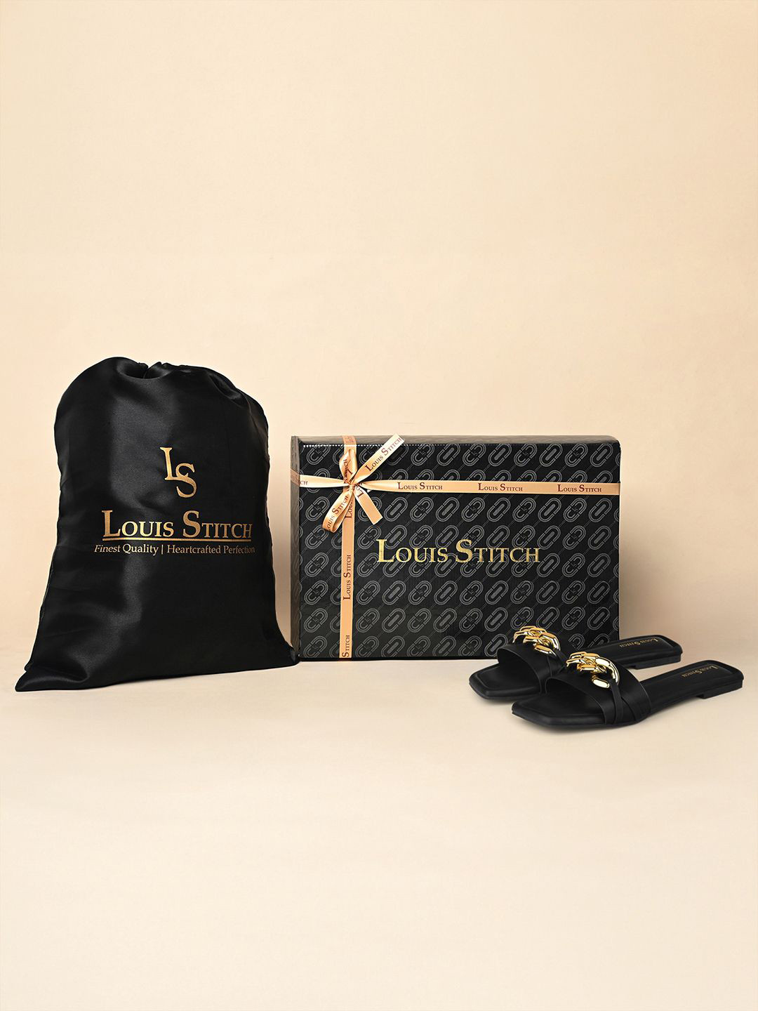 LOUIS STITCH Women Solid Regular Open Toe Flats with Western - Embellished