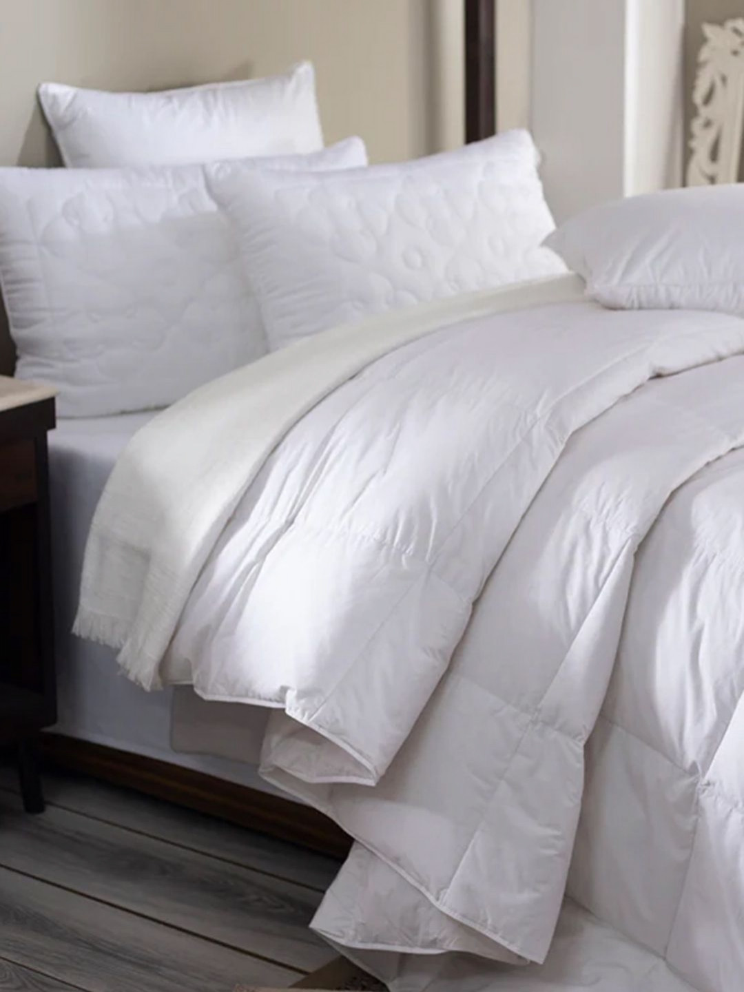 MASPAR Microfiber Super Soft Solid Duvet Filler Or Insert for King Size Bed - 228x275CM