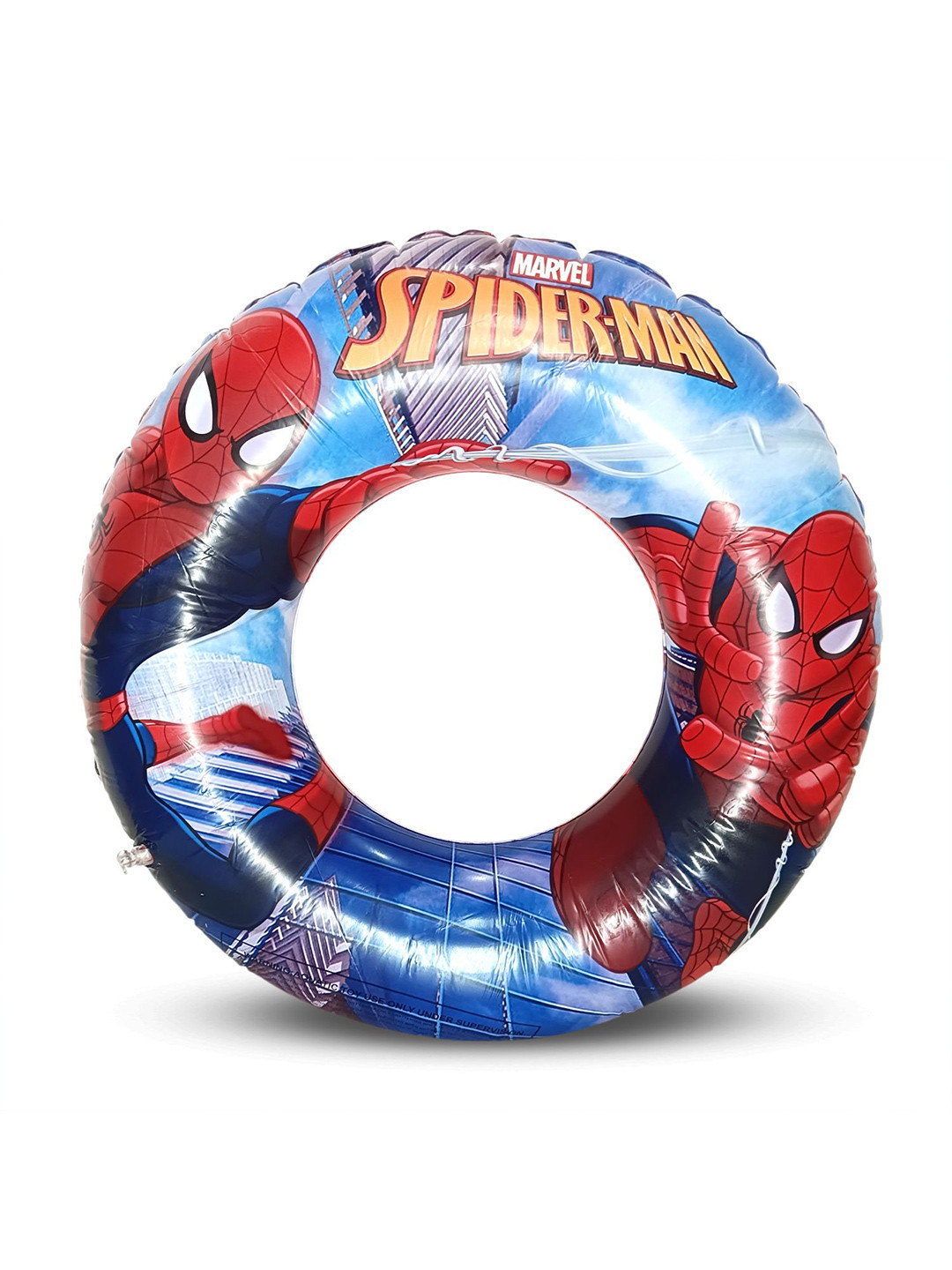 Planet of Toys Kids Spiderman Inflatable Swimming Ring
