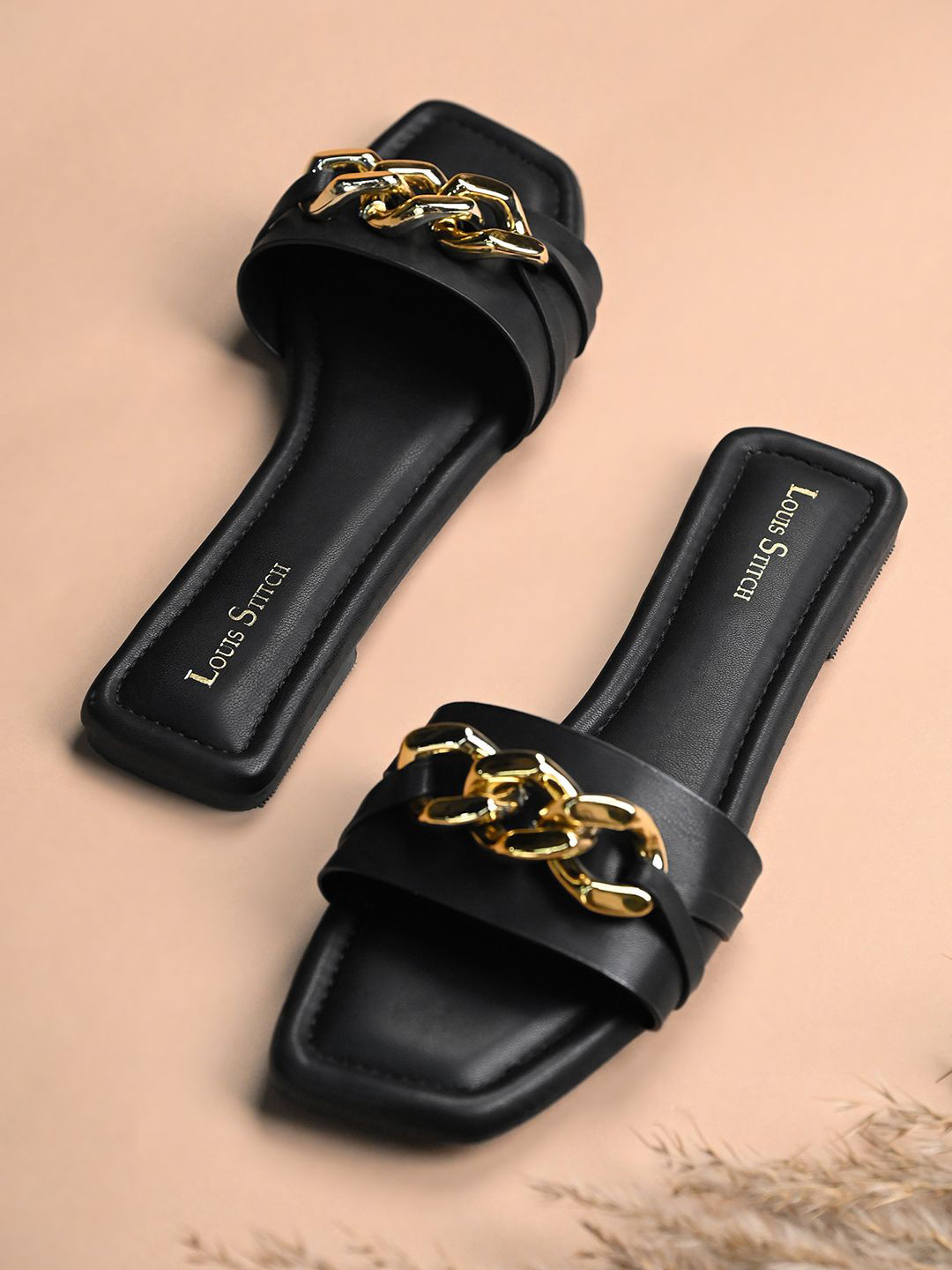 LOUIS STITCH Women Strap Buckle Flats