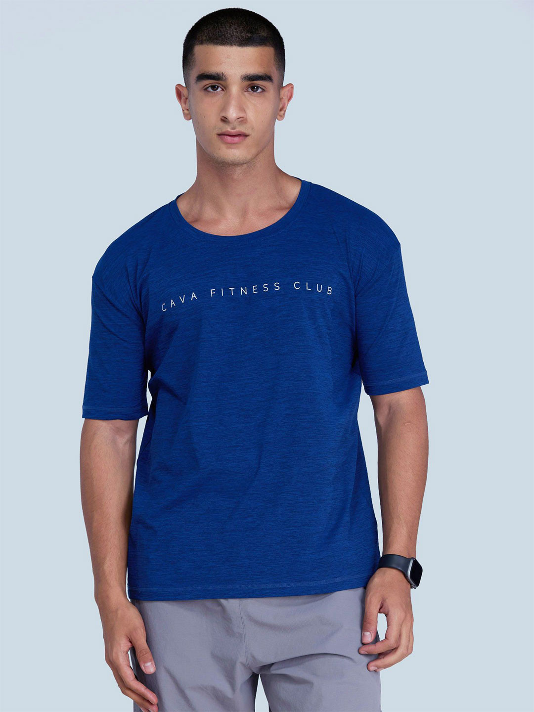 CAVA Navy Pulse Graphic Printed T-shirt