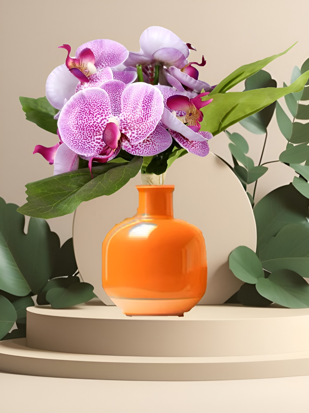 OGI INTERIORS Purple 1 Pieces Orchid Artificial Flower