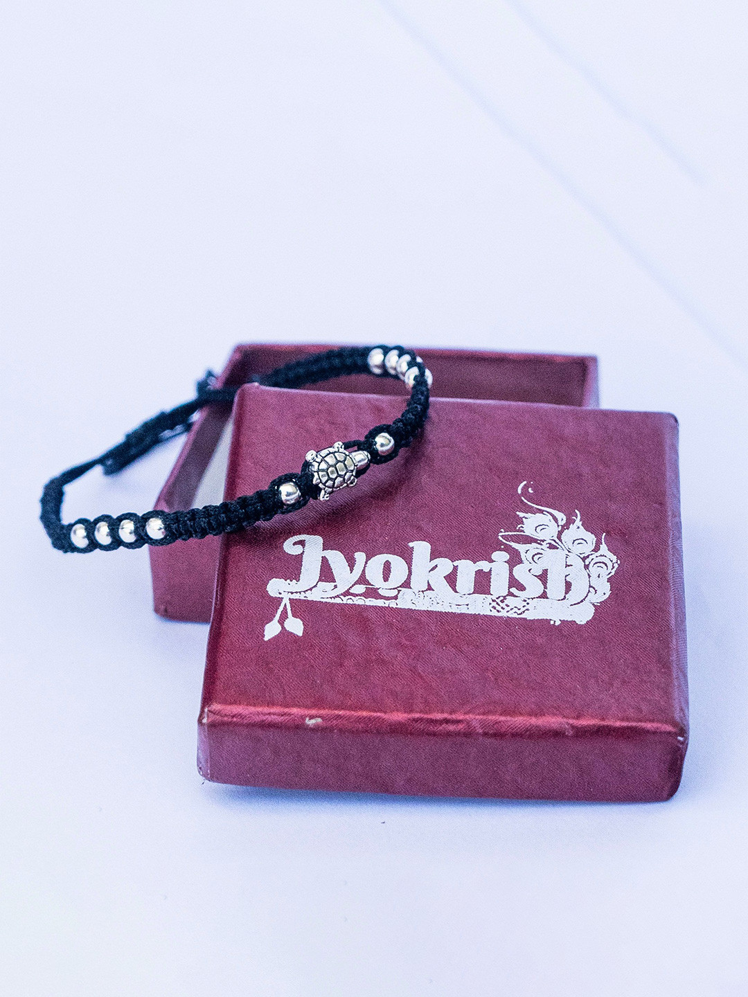 Jyokrish Silver-Plated Turtle Wraparound Bracelet