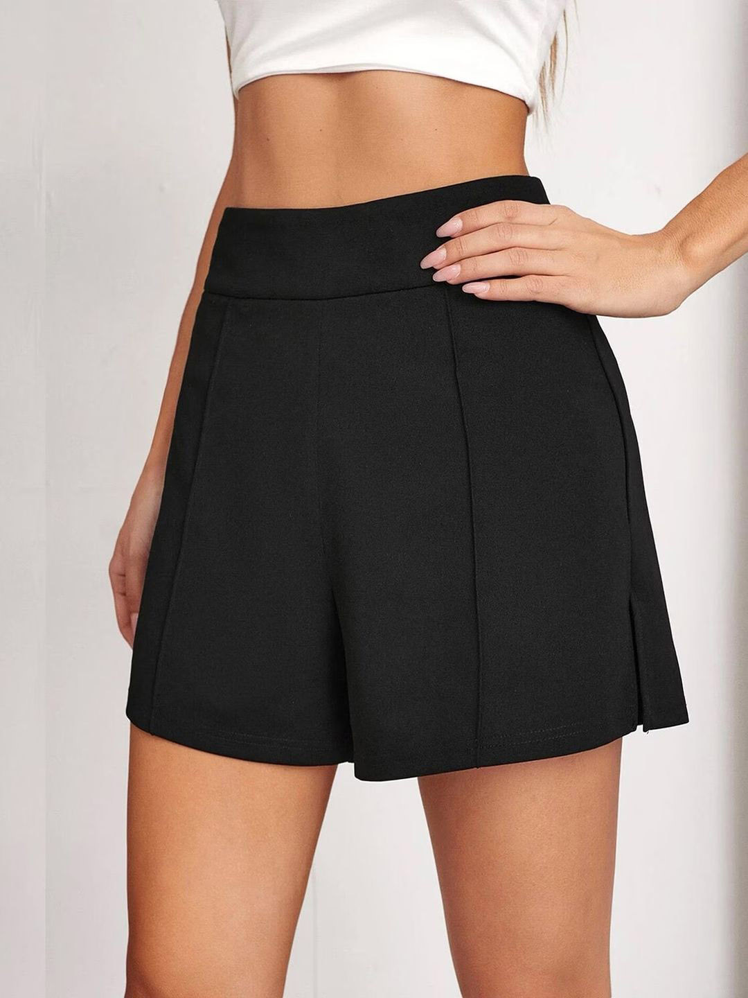 DIMPY GARMENTS Women High-Rise Training or Gym Shorts