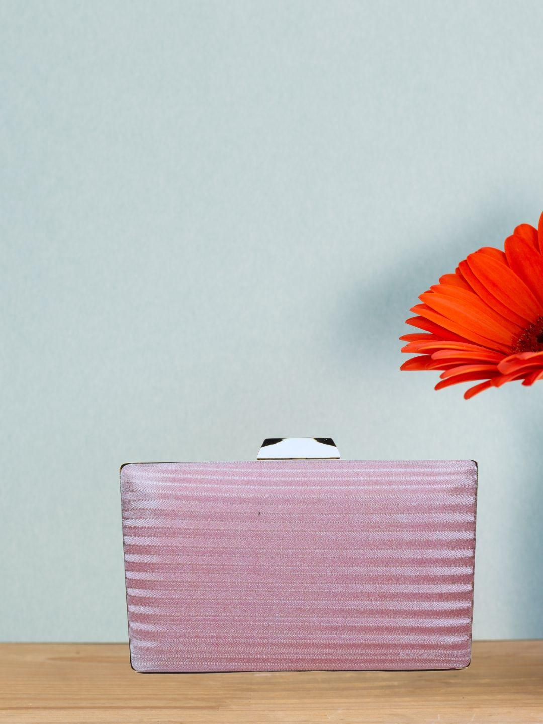 J & C Fashion Arena Beautiful Glittery Frame Textured Box Clutch With Sling Chain