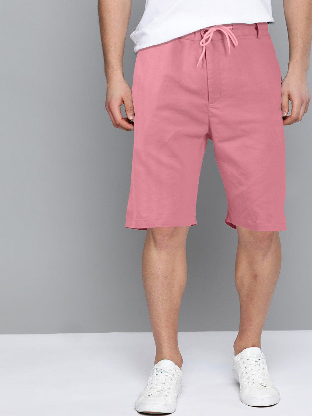 CVC Men Regular Fit  Mid-Rise Cotton Shorts