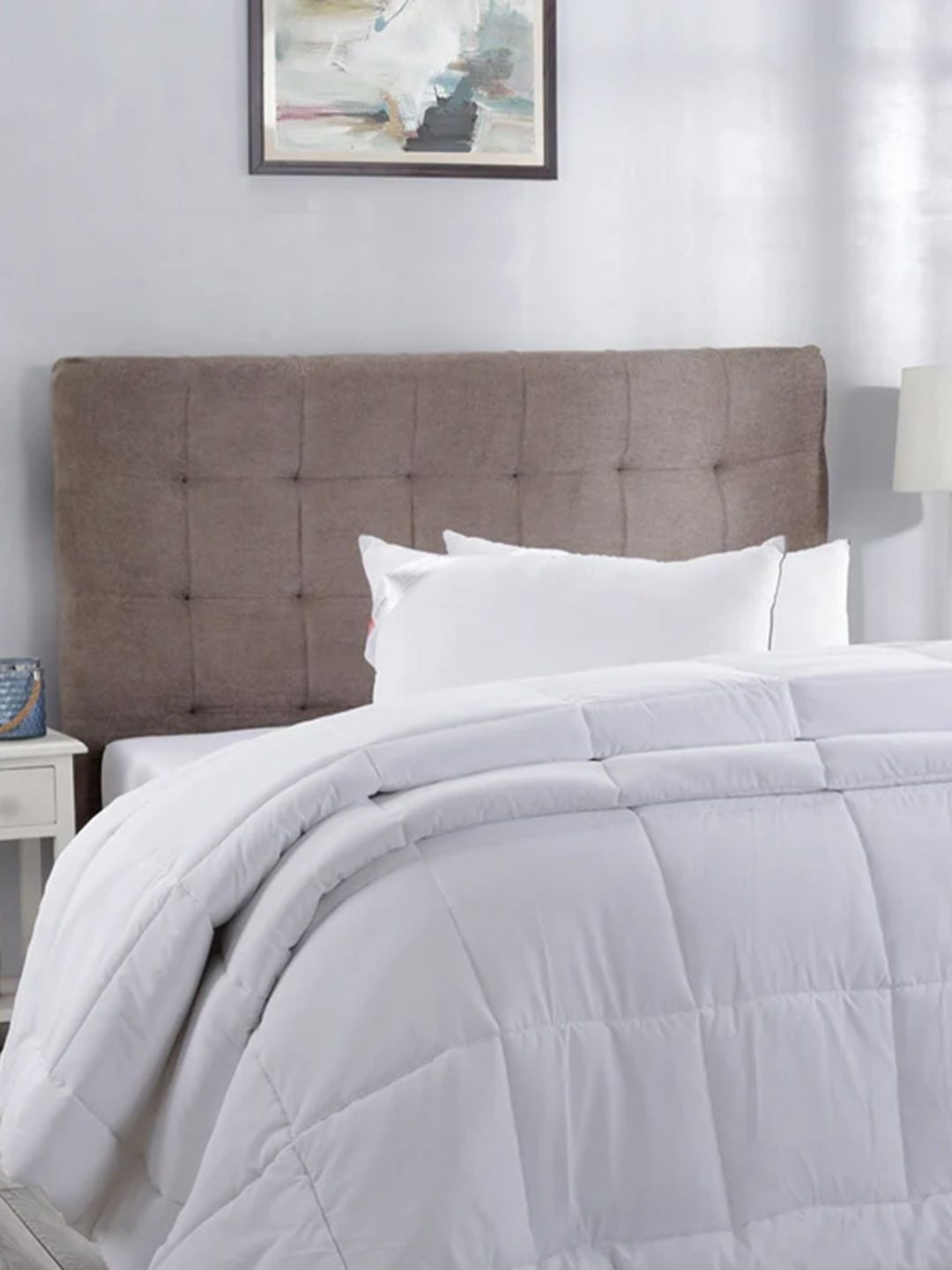 MASPAR Microfiber Super Soft Solid Duvet Filler Or Insert For Double Bed - 240x220CM