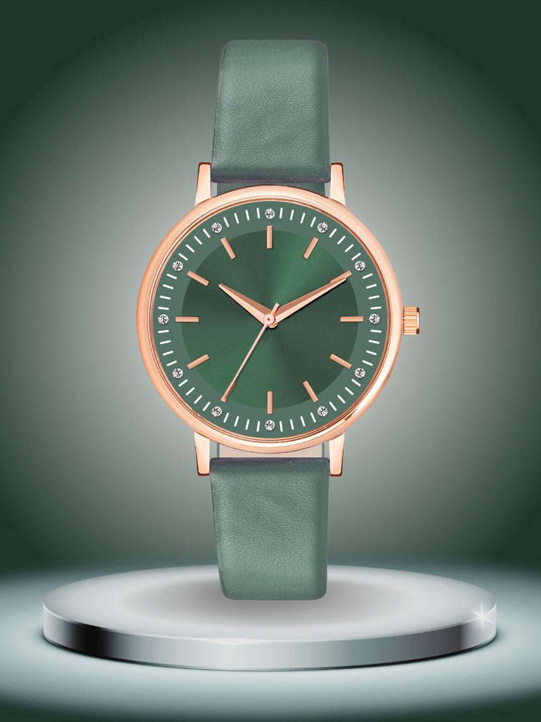 ON TIME OCTUS Women Dial & Straps Analogue Watch OP-110 GREEN