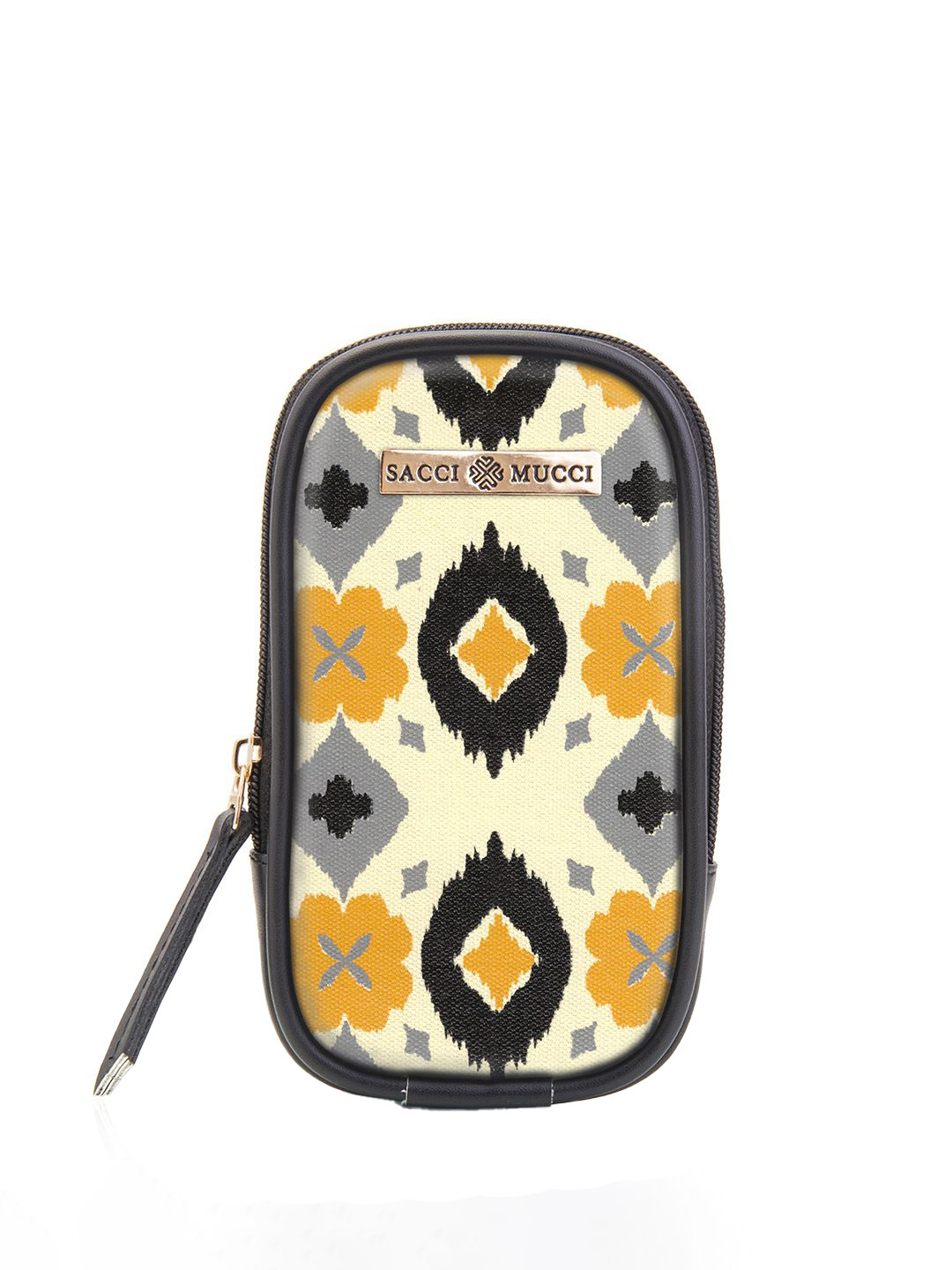 Sacci Mucci Women Abstract Printed Mobile Phone Bag