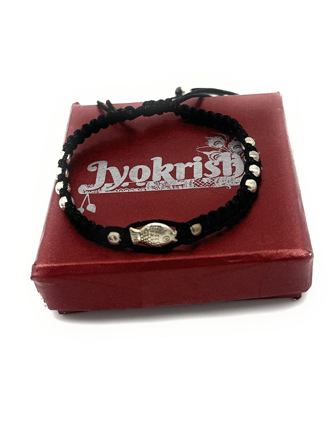 Jyokrish Silver-Plated Fish Wraparound Bracelet