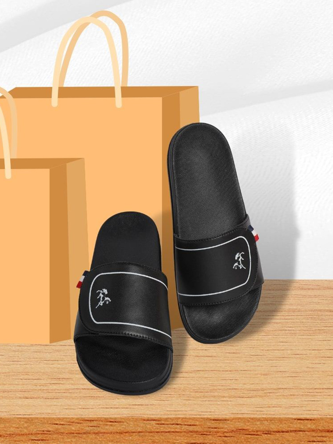 PERY PAO Grey Stylish Flip Flop Sliders