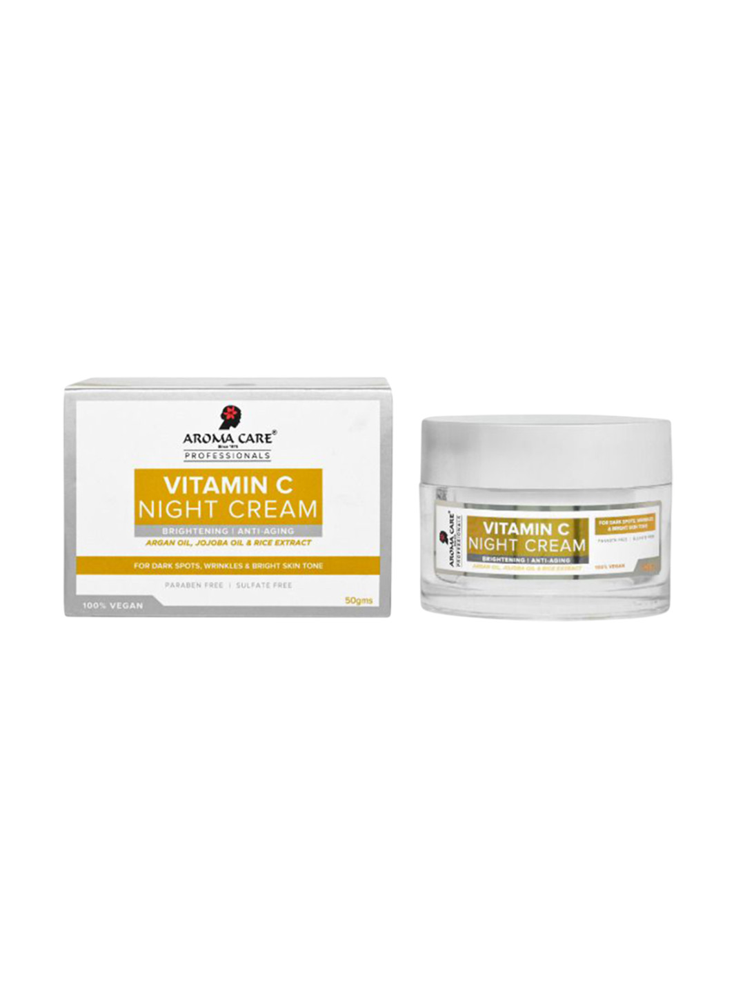 Aroma Care Vitamin C Night Cream With Jojoba Oil For Brightening - 50 g