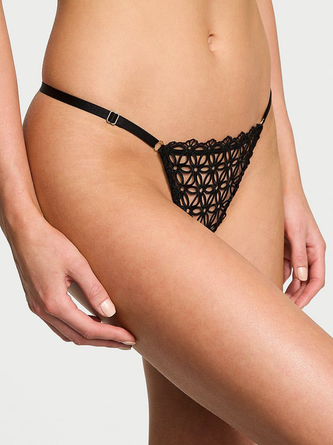 Victoria's Secret Embroidered Detail Thong Brief 1126310273VS