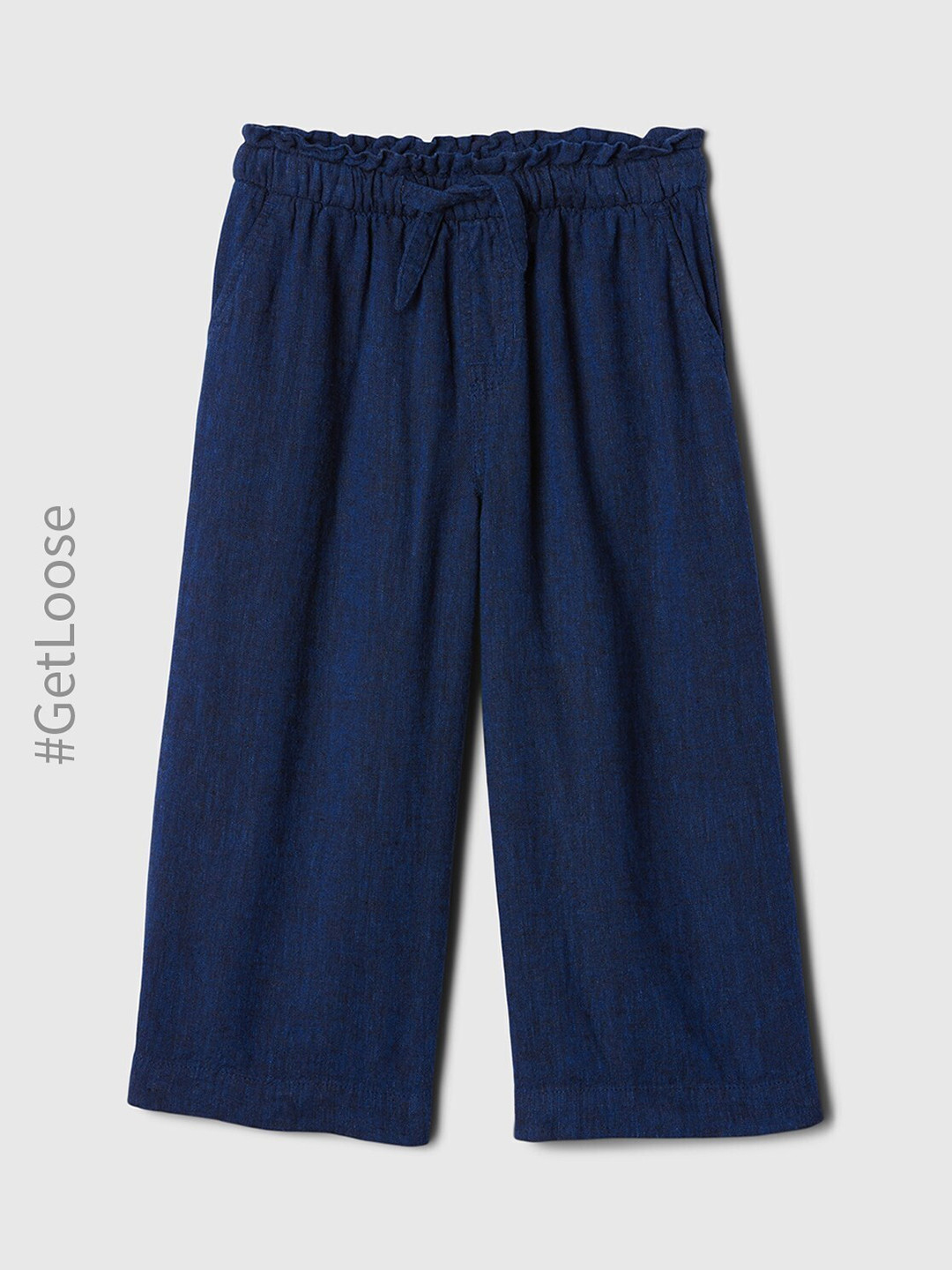 GAP Girls Pleated Tie-Waist Pull-on Culottes