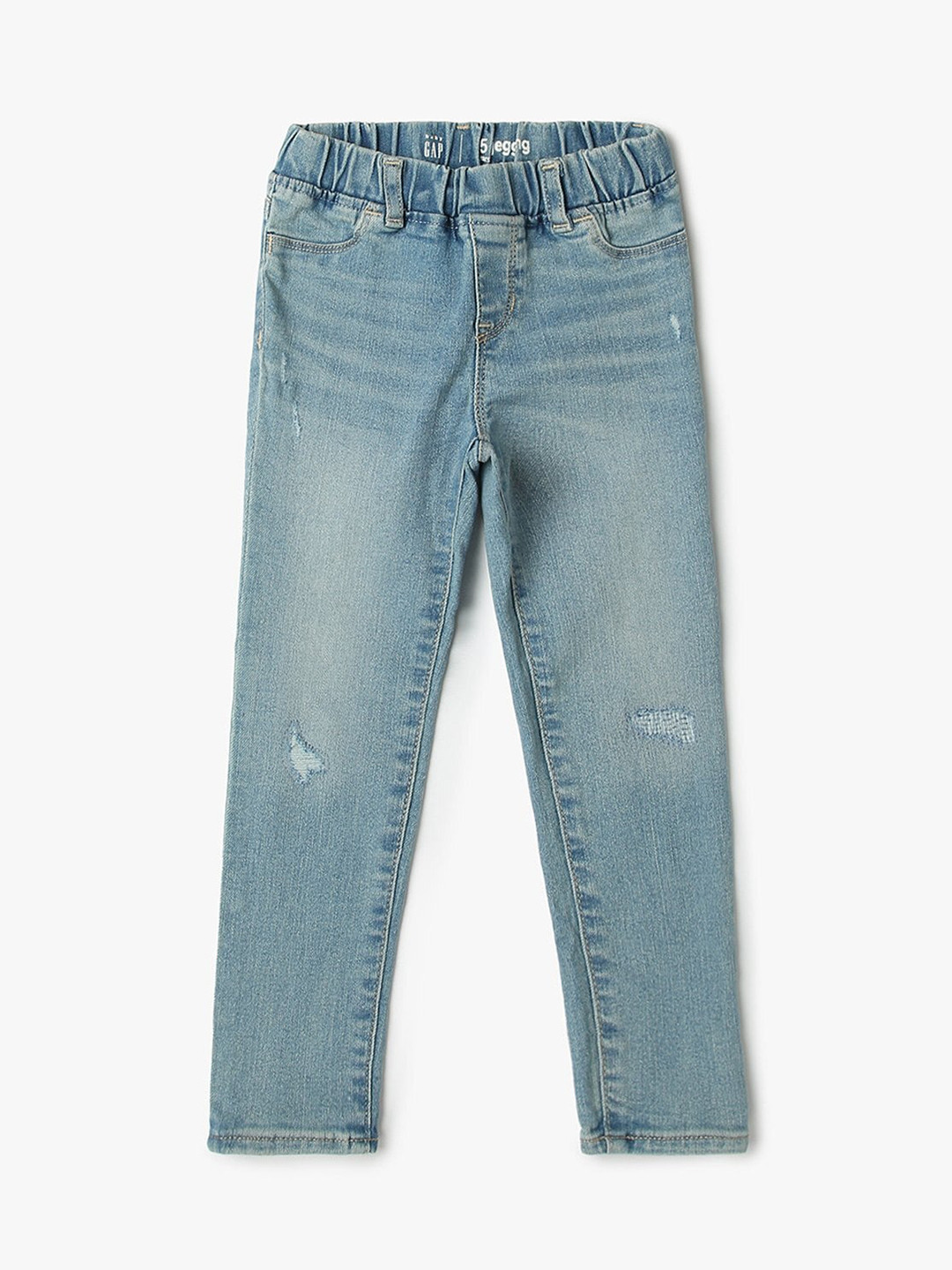 GAP Girls Low Distress Denim Washed Jeggings