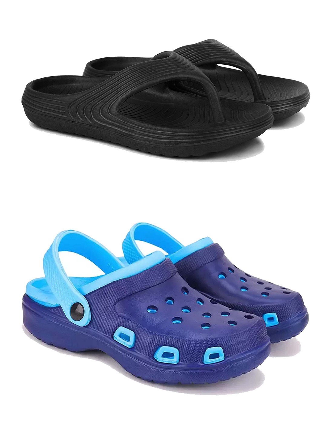 PENNEN Men Set Of 2 High Quality & Soft Flip-Flops