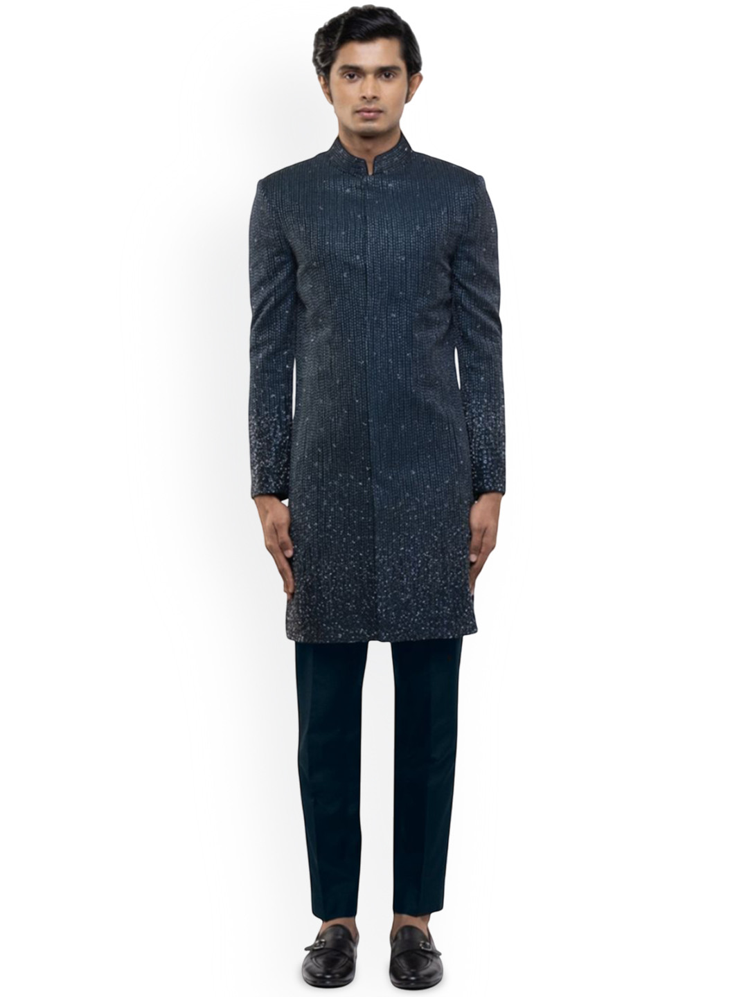 SDS By Kushal Shah Stitchline Embroidered Sherwani Set