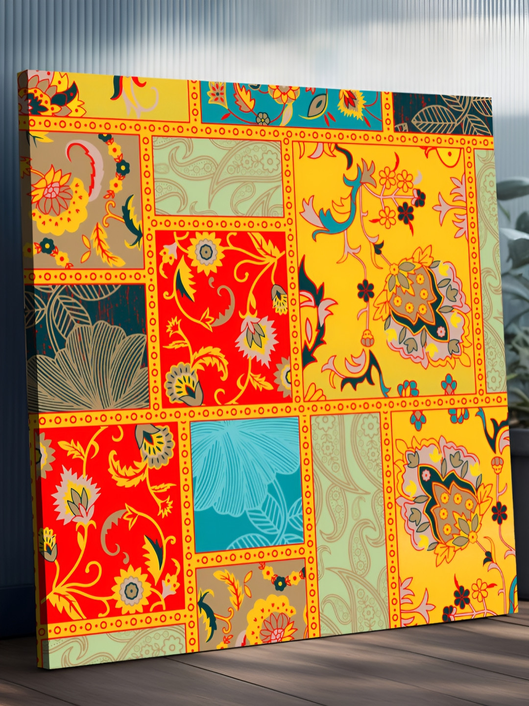 RANDOM Canvas Square Paintings Wall Art-24 x 24In