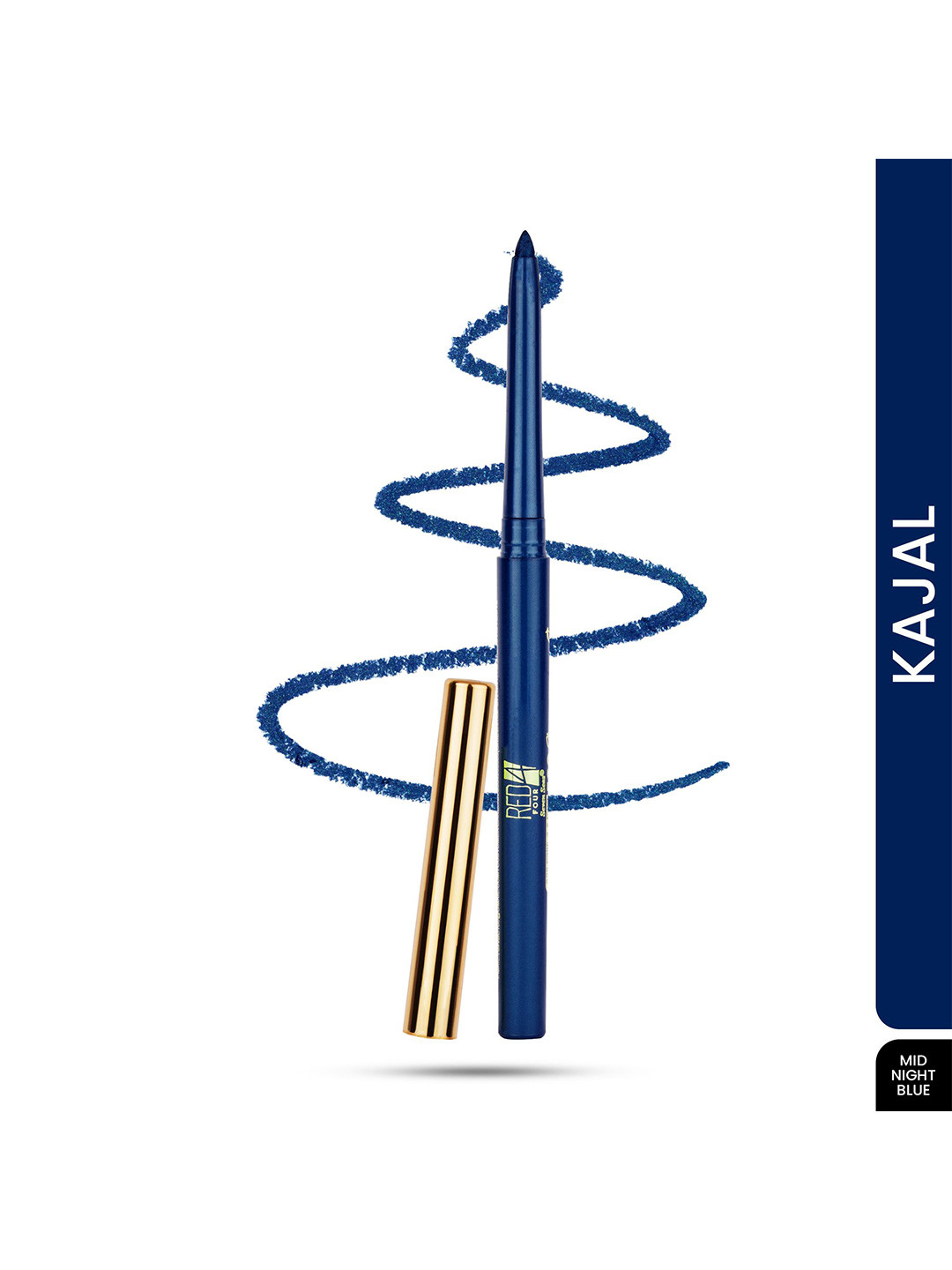 RED 4 Ultimate Eco Stay Waterproof Kajal  - Midnight Blue