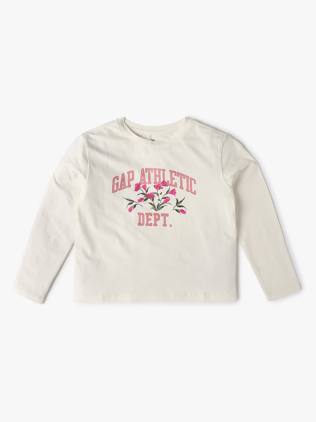 GAP Girls Brand Logo Printed Long Sleeves T-shirt