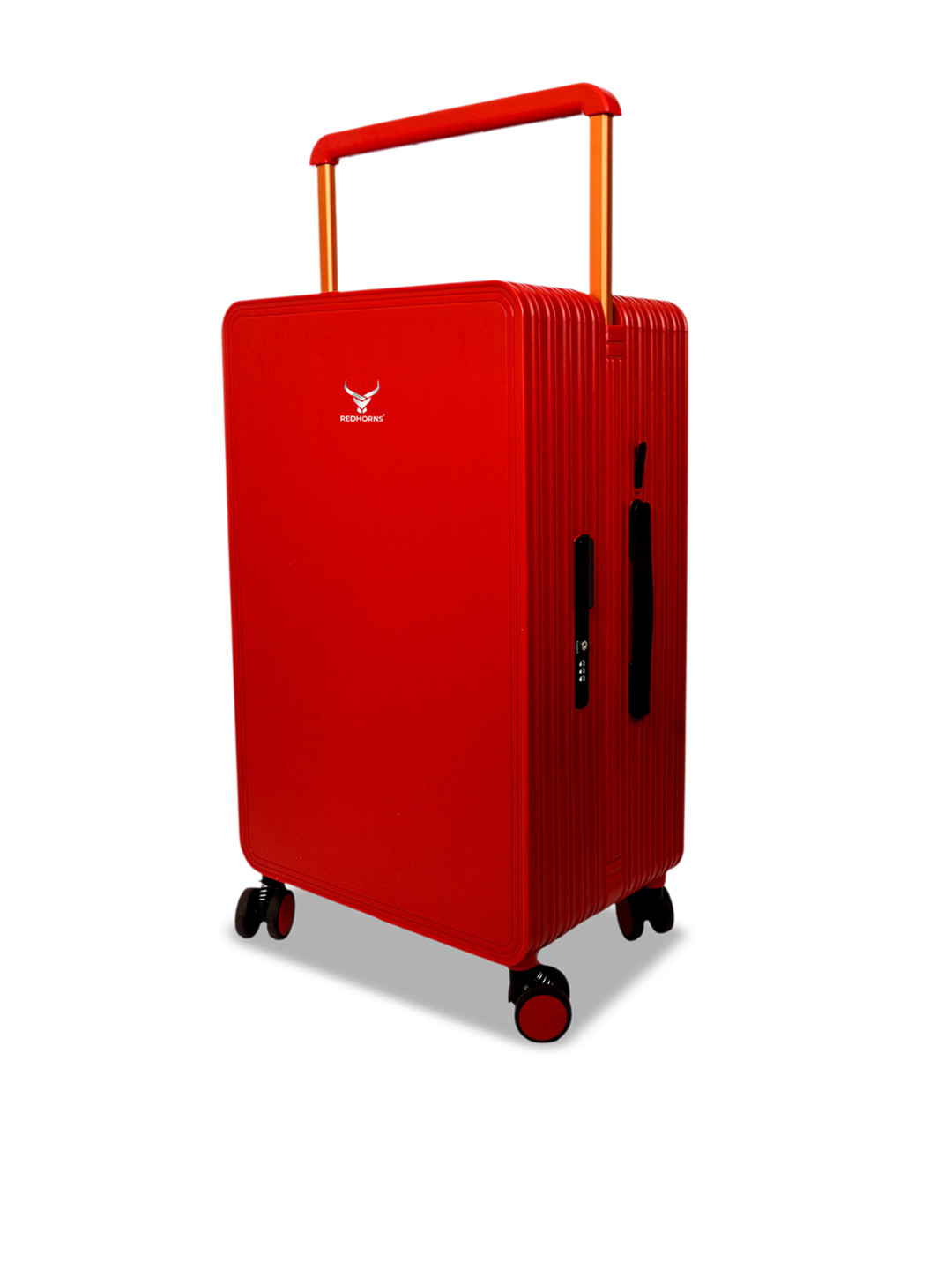 REDHORNS Airline USB Port Wide Handle Hard-Sided Medium Trolley Bag