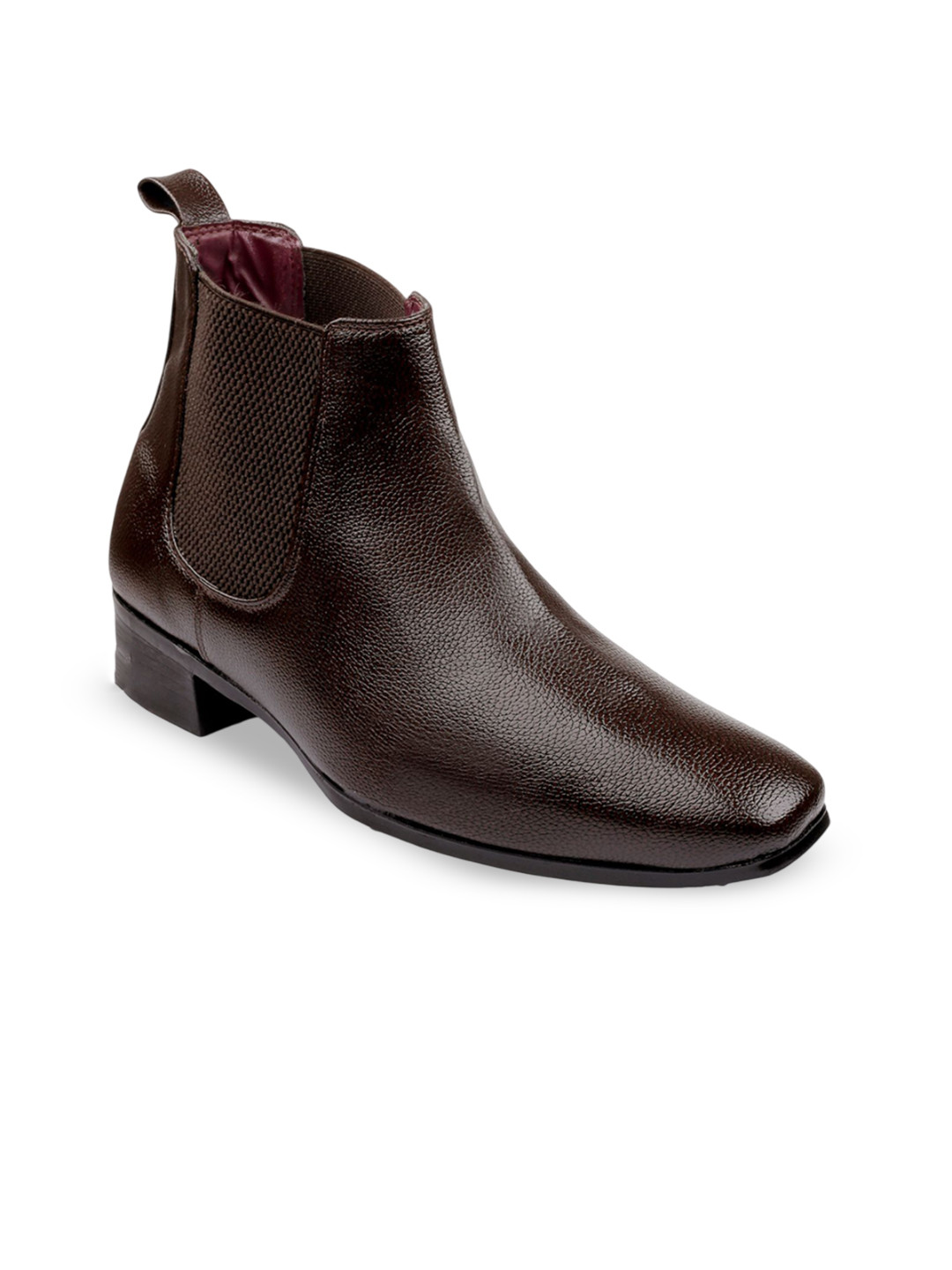 Bxxy Men Heel Height Increasing Casual Party Wear Chelsea Boot On Cuban Sole